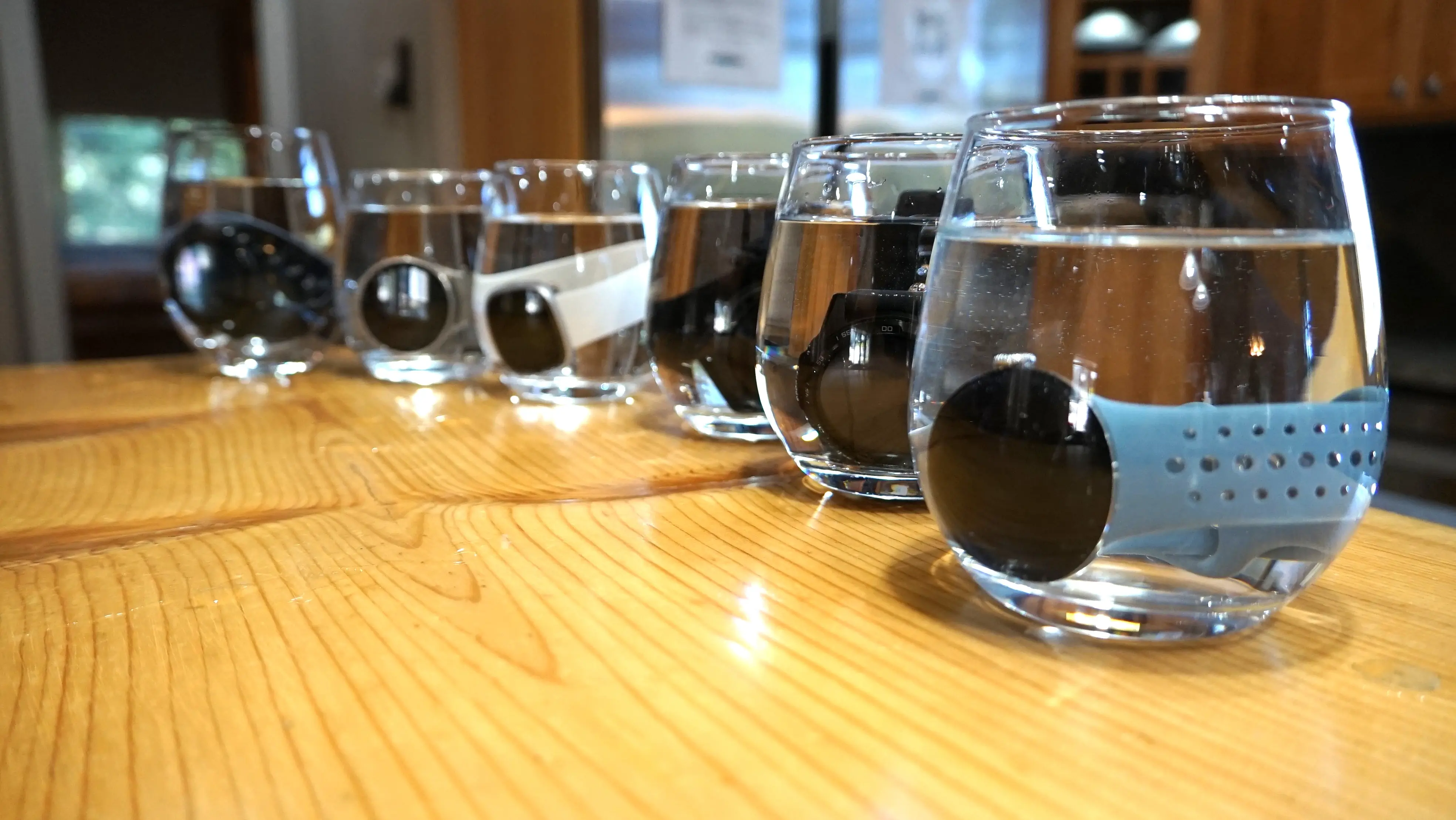 smartwatch water test