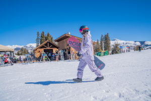 Testing snowboard pants at Crested Butte Mountain Resort; (photo/Eric Phillips)
