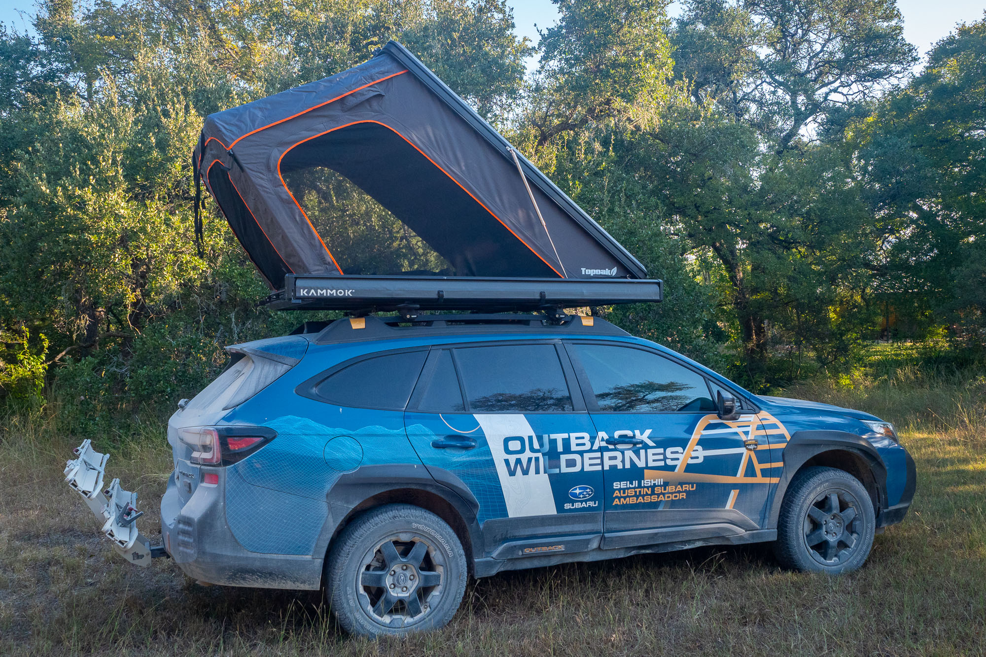 Topoak Galaxy 1.0 RTT on Subaru Outback Wilderness