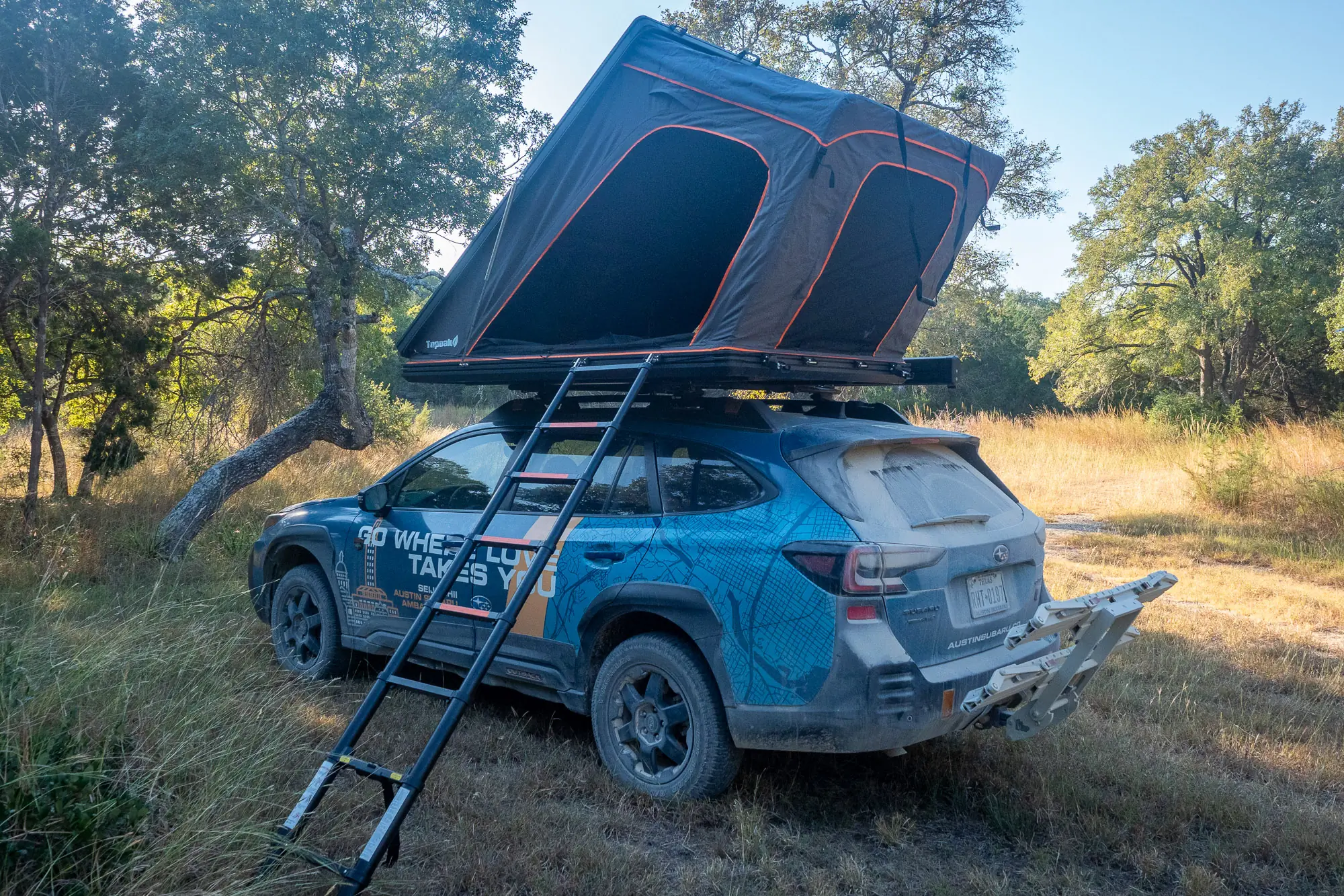 Topoak Galaxy 1.0 RTT on a Subaru Outback Wilderness