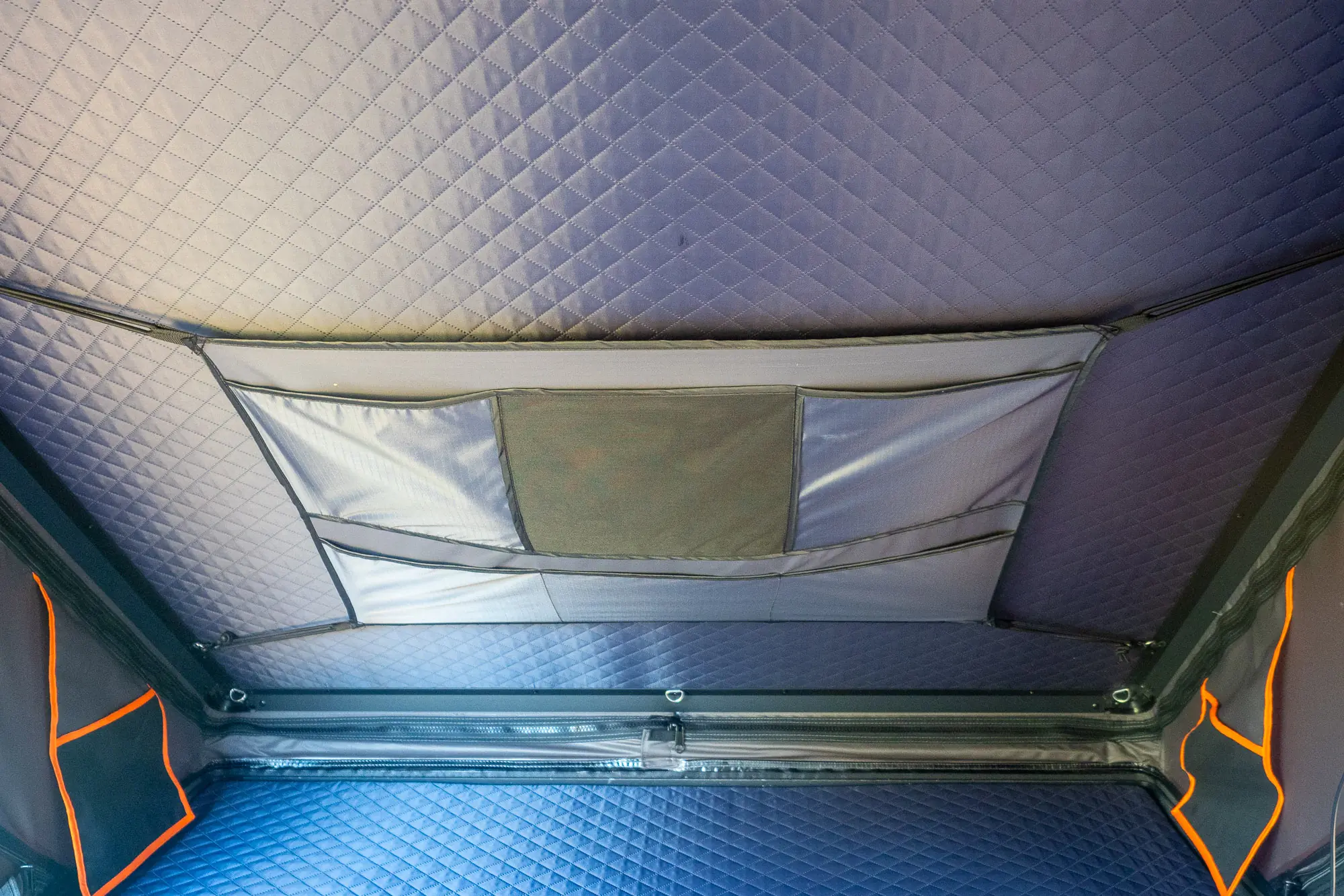 Interior storage panel view of the Topoak Galaxy 1.0