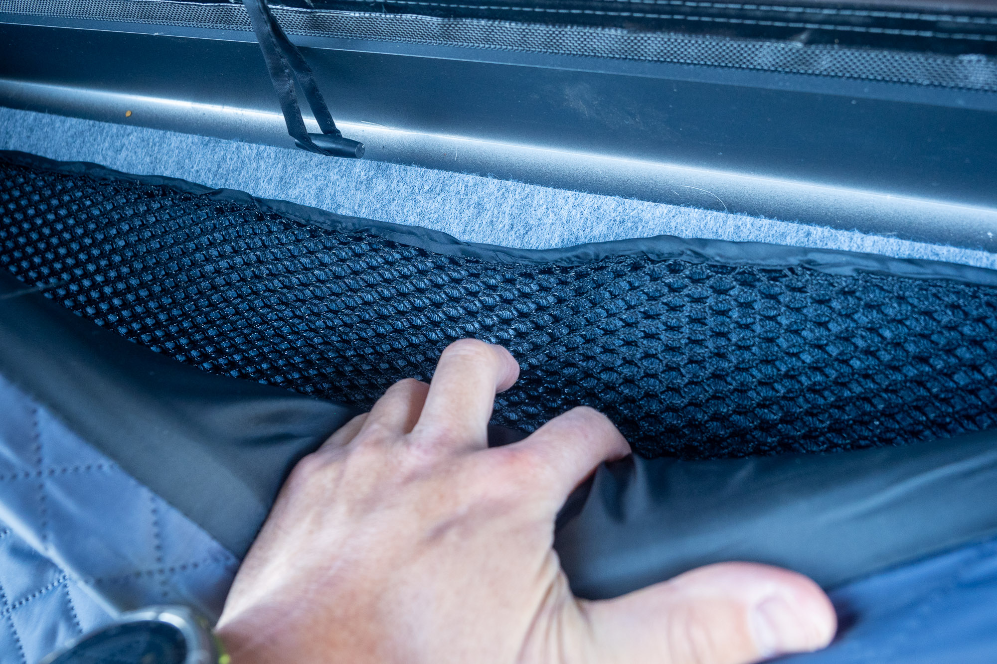 Mattress detail of the Topoak Galaxy 1.0 RTT