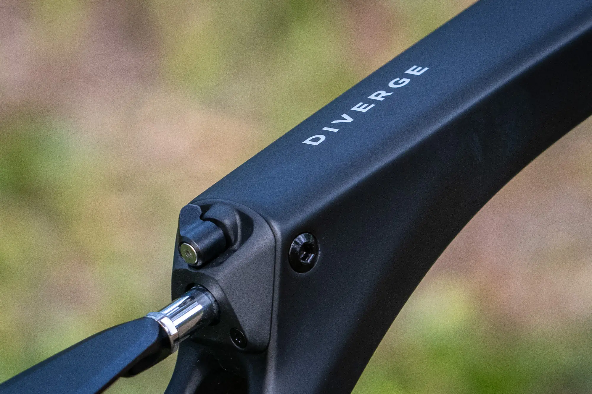 Rear Future Shock detail on the Specialized Diverge STR