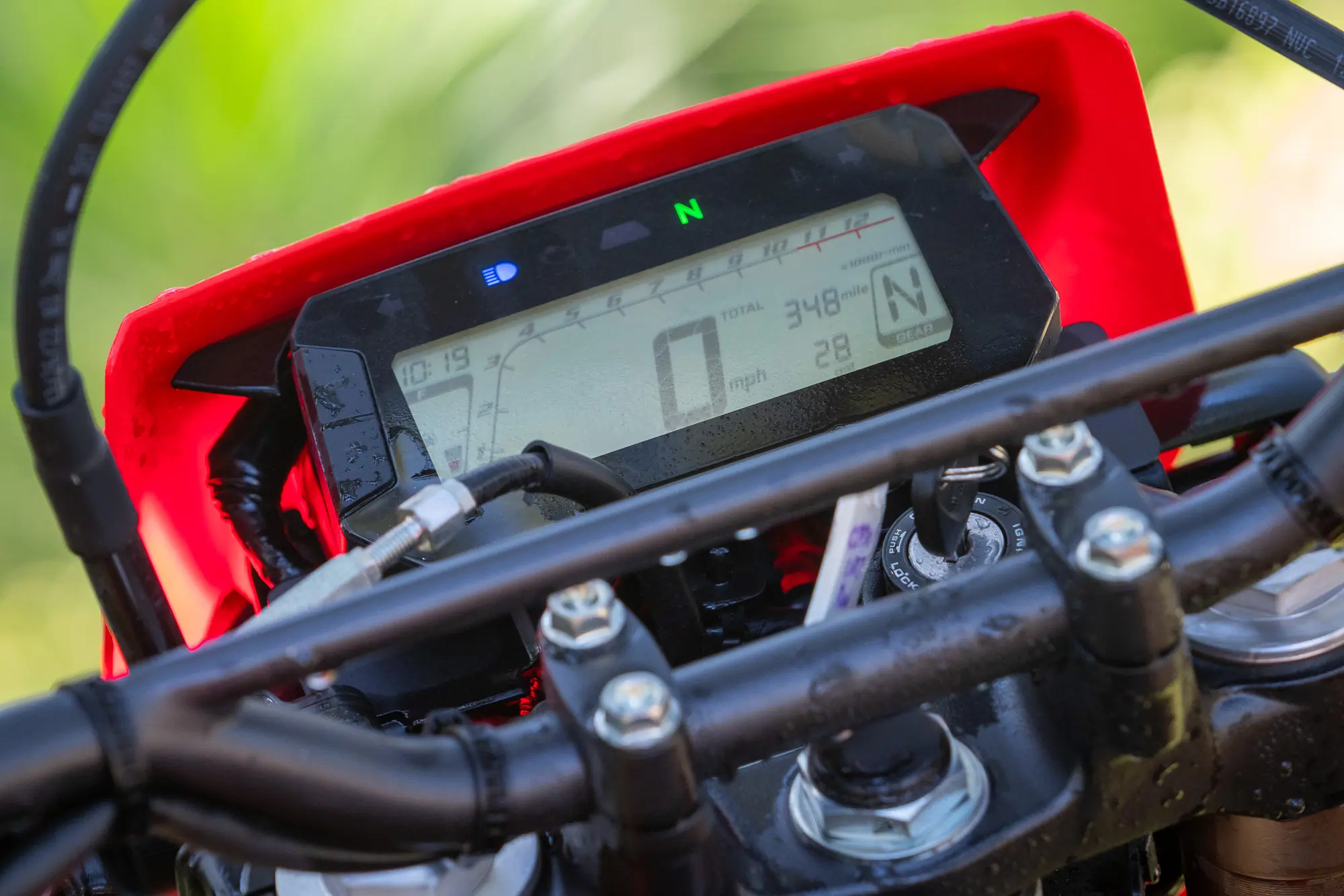 Front display on a 2024 Honda CRF300L