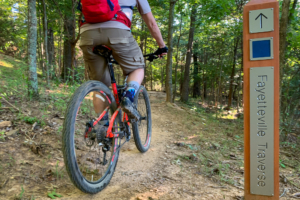 Trailhead in Fayetteville, AR