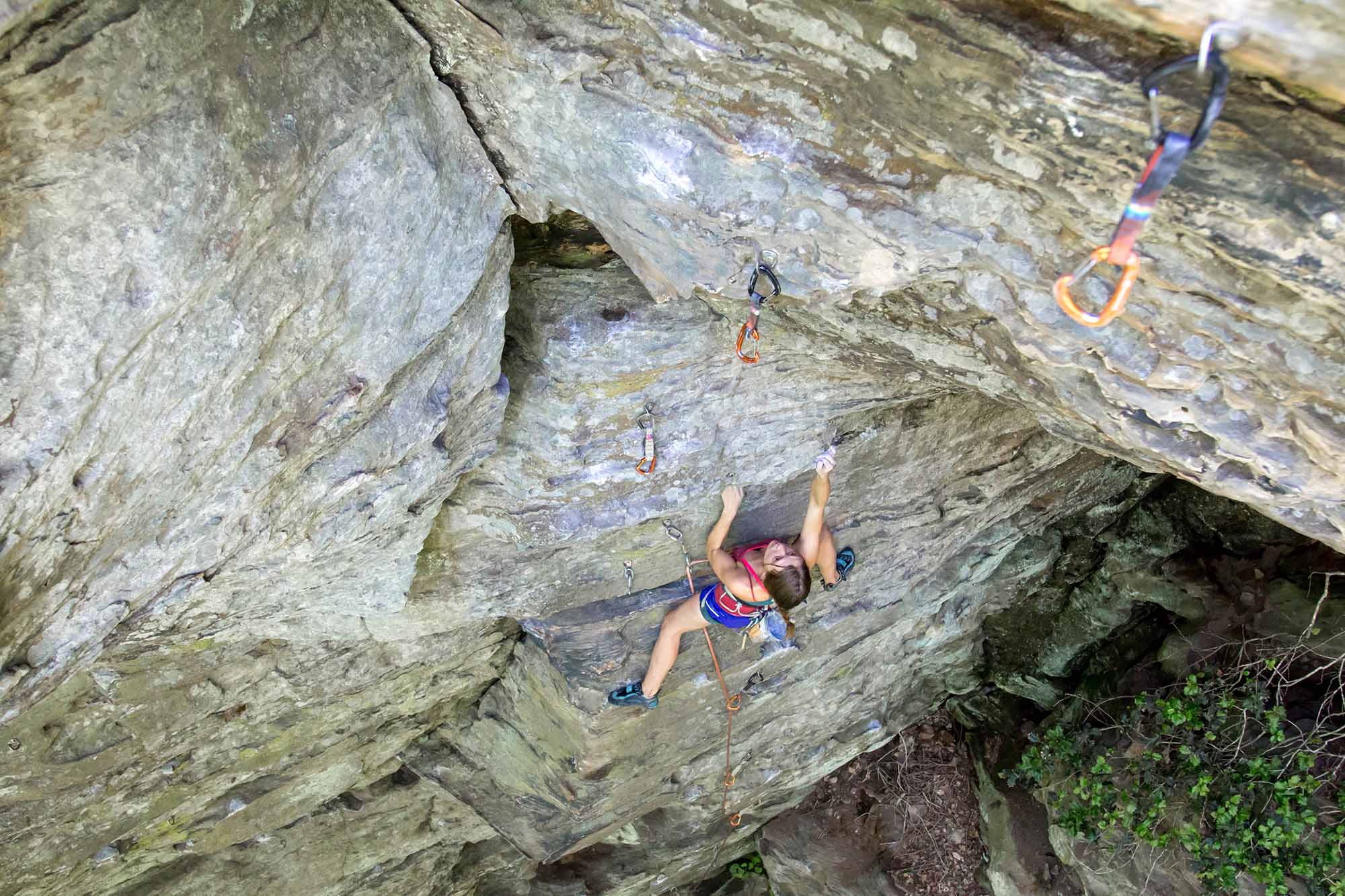 Red River Gorge climber
