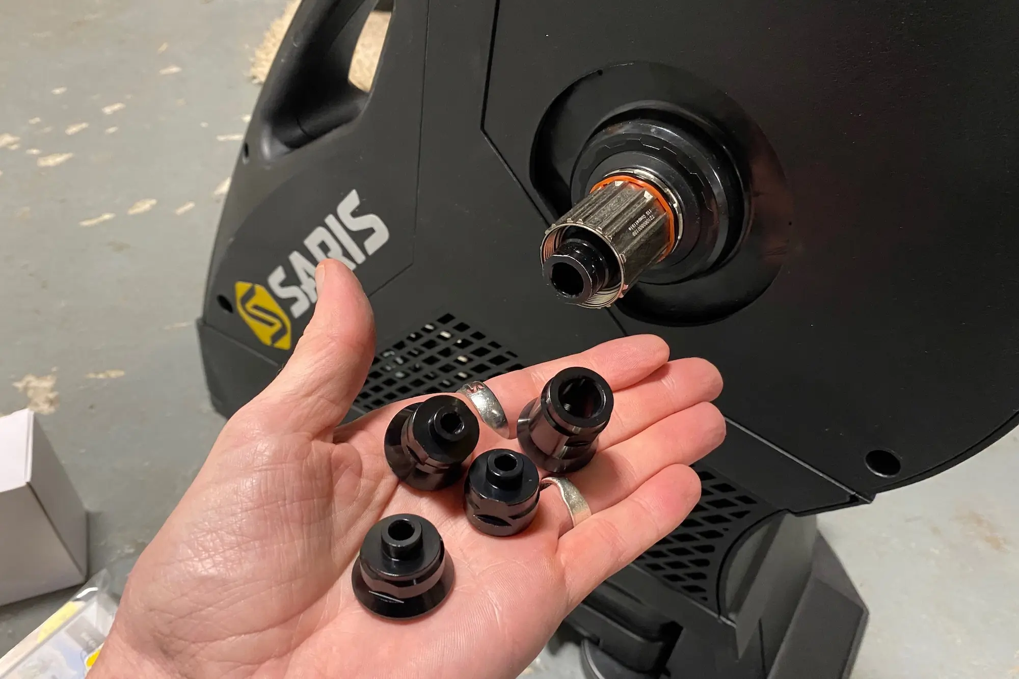 Setting up the Saris H3 Plus with the included adapters