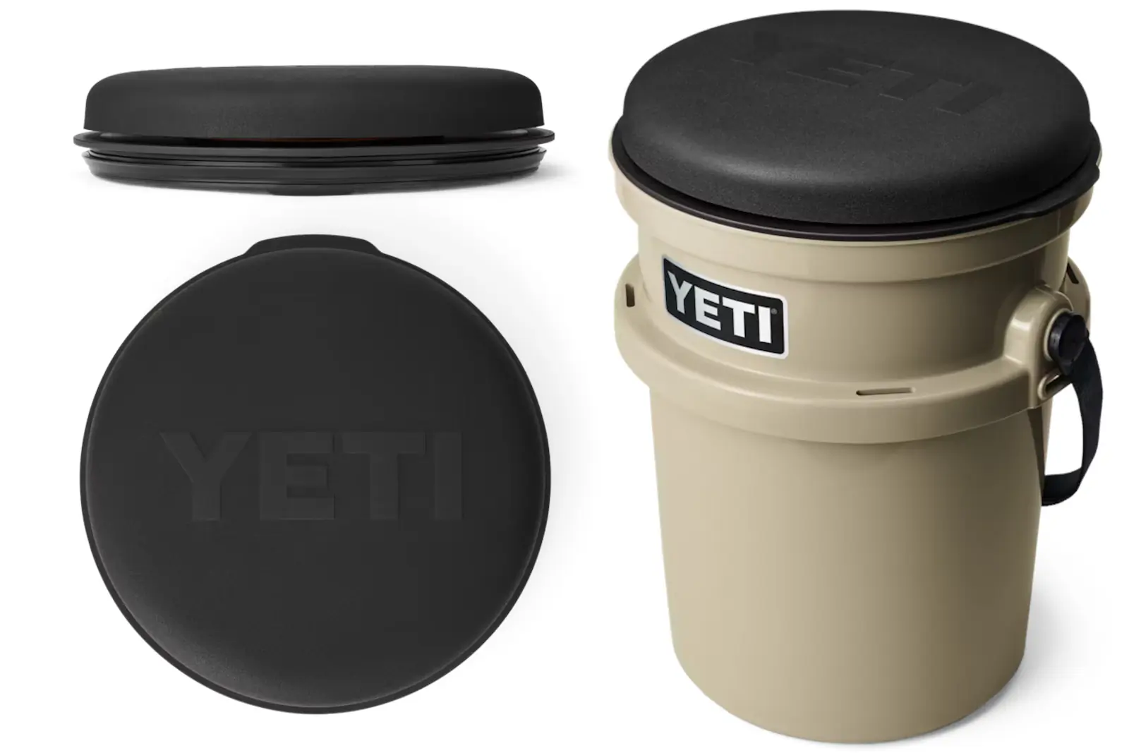 YETI Loadout_Bucket_SwivelSeat_Black_3qter