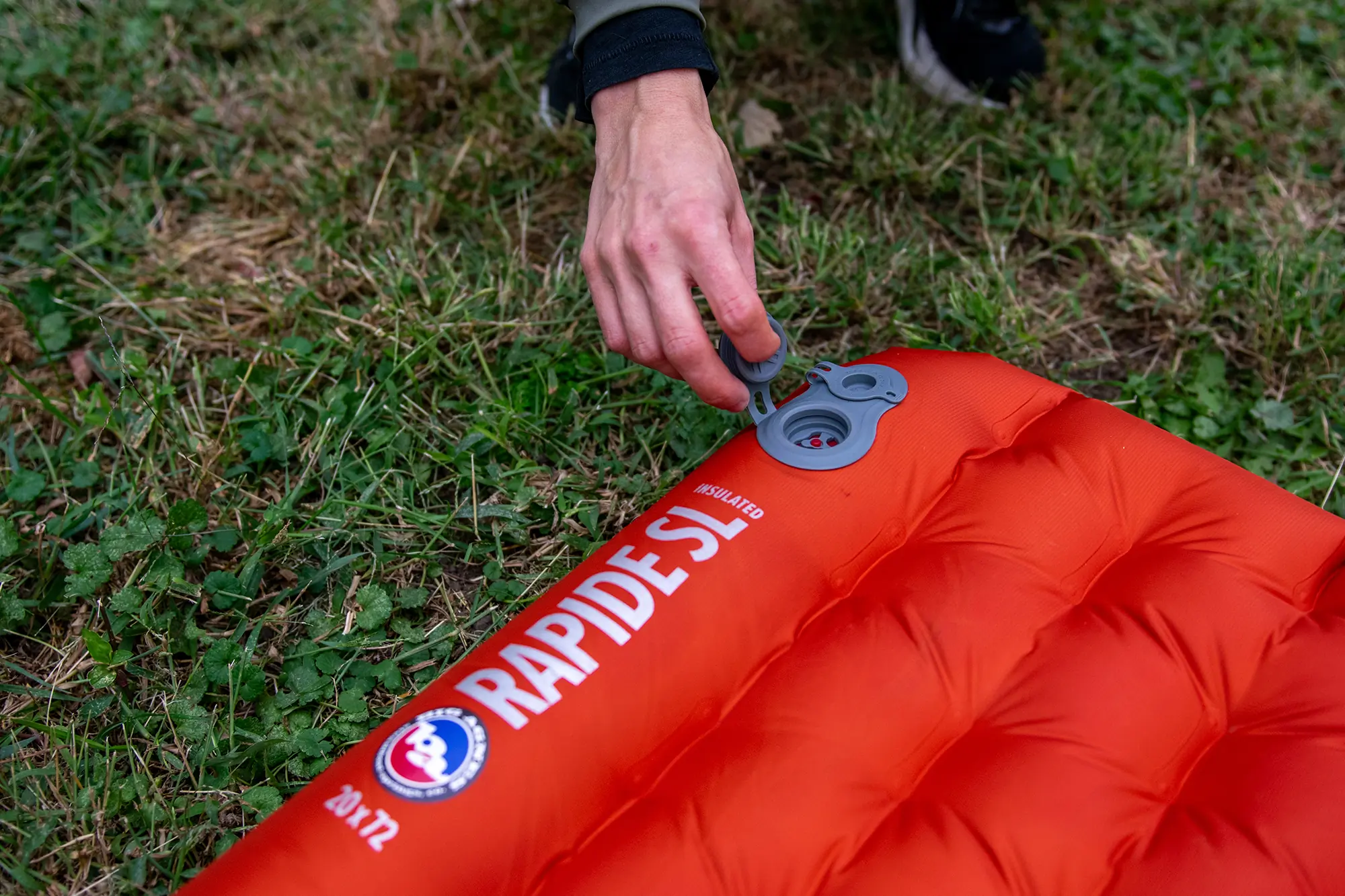 big agnes rapide sl insulated sleeping pad dual valve