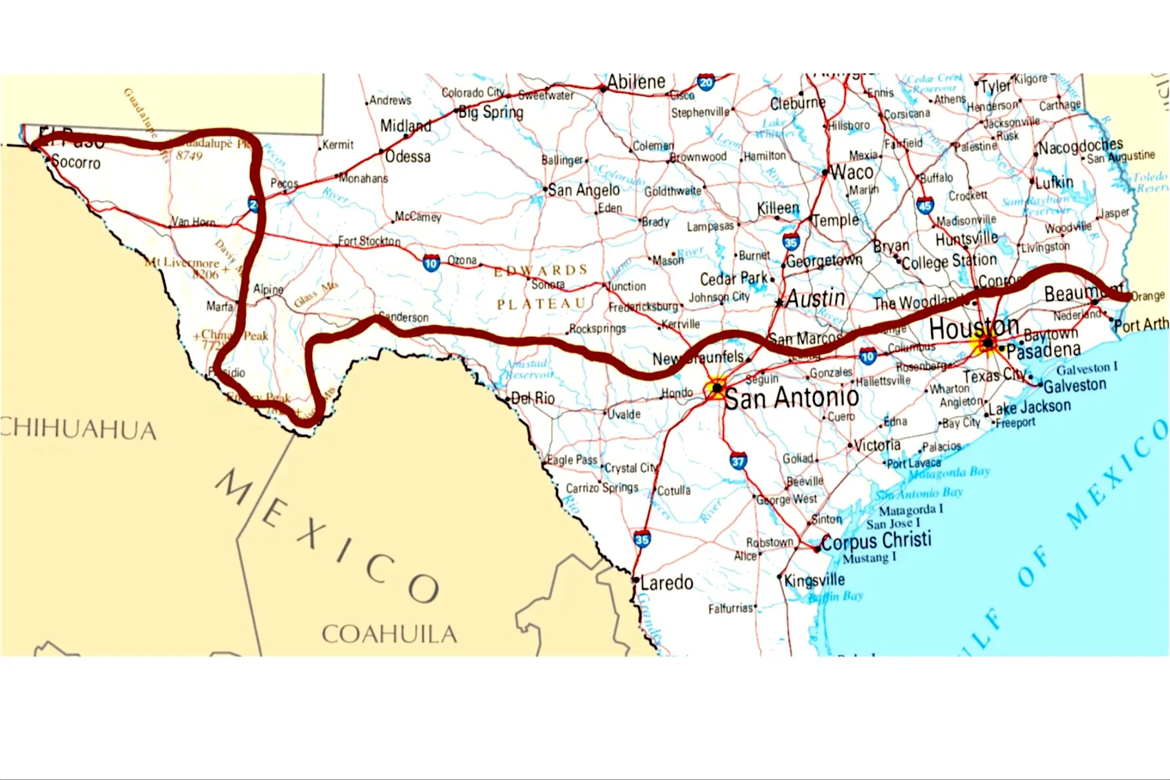 cross texas trail xtx