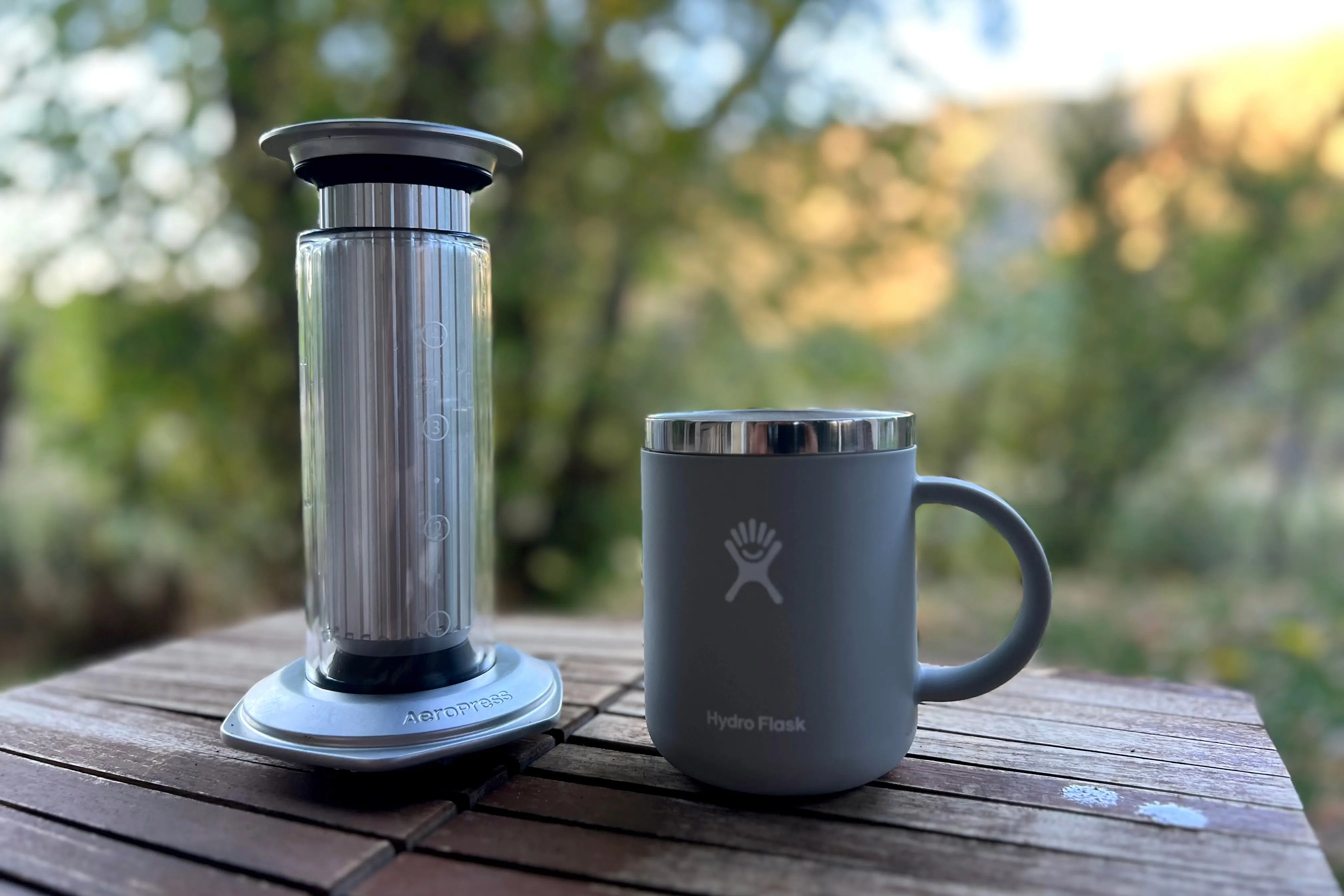 Using the AeroPress Premium Coffee Maker