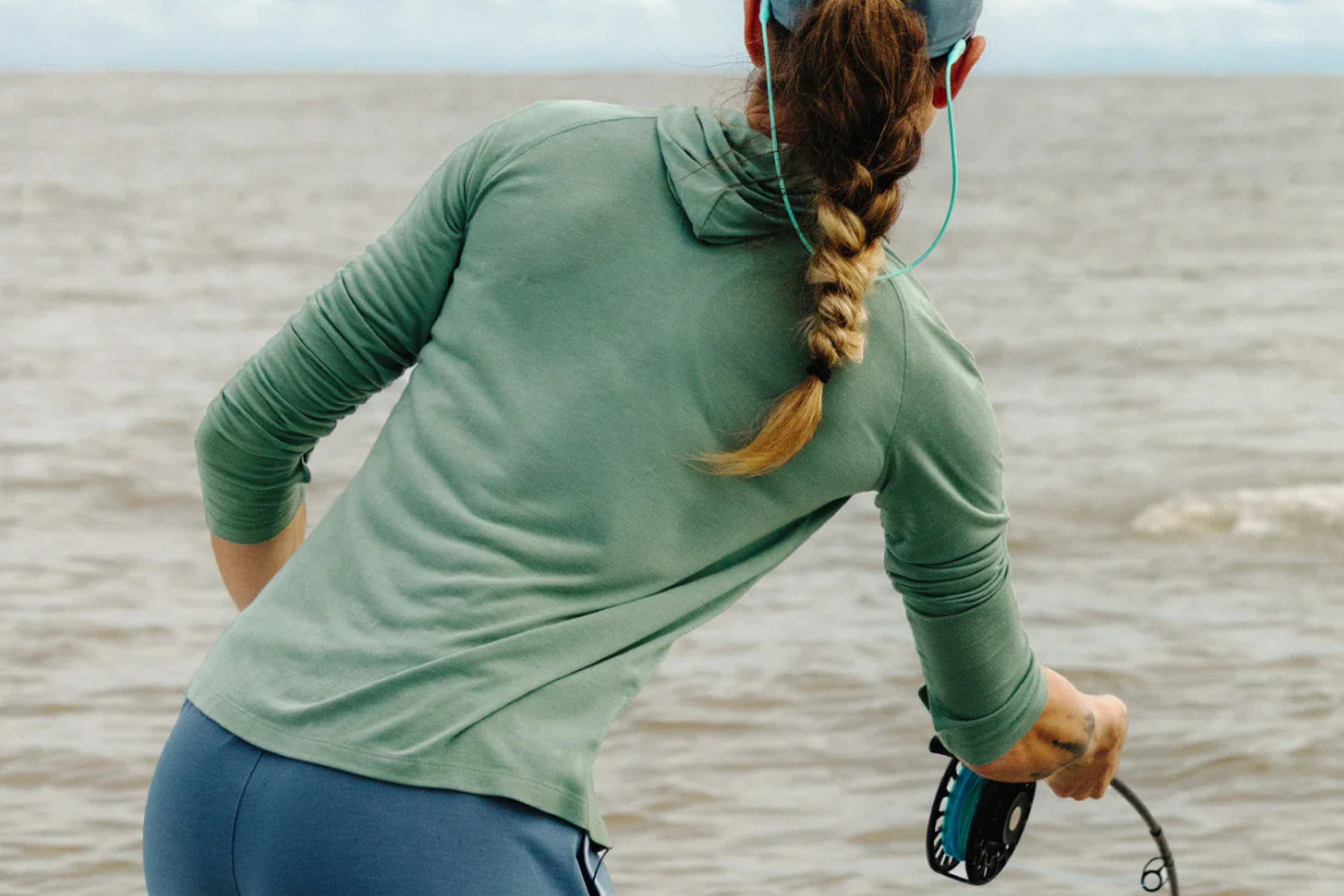 free-fly bamboo-lightweight-hoodie-ii-palm-green