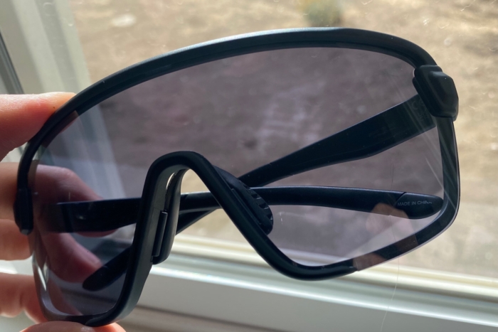 The Smith photochromic lens after exposure to direct sunlight