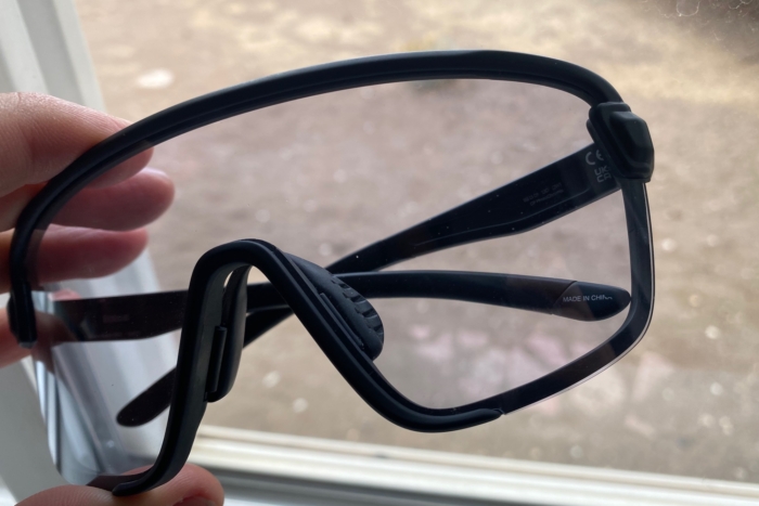 The Smith photochromic lens before exposure to direct sunlight