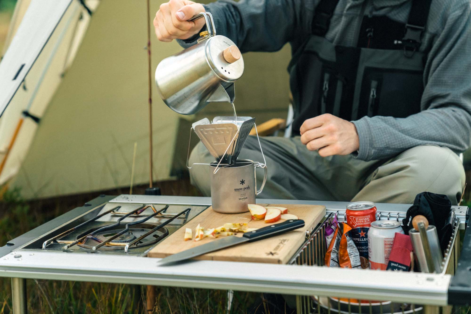 snow peak igt kitchen set low