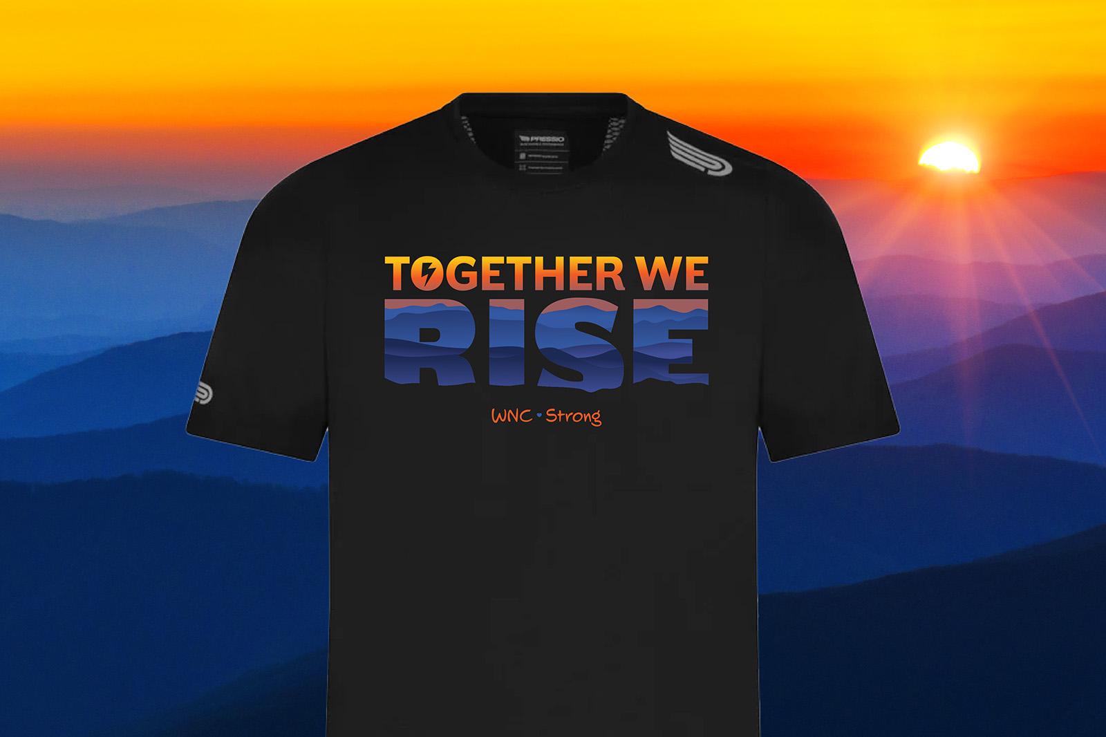 together we rise asheville shirt