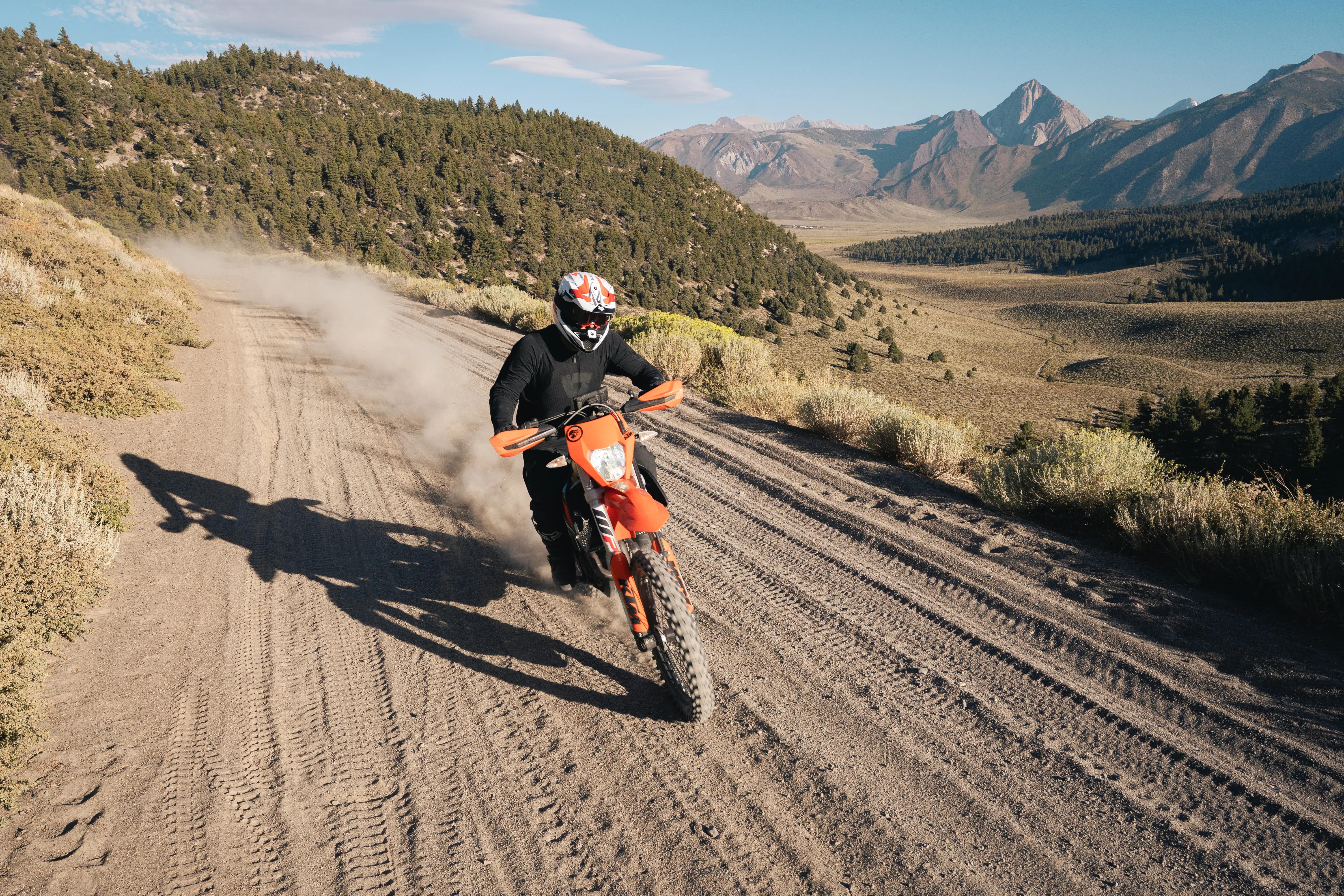 Testing off-road motorcycle helmets; (photo/Sean Galaway)