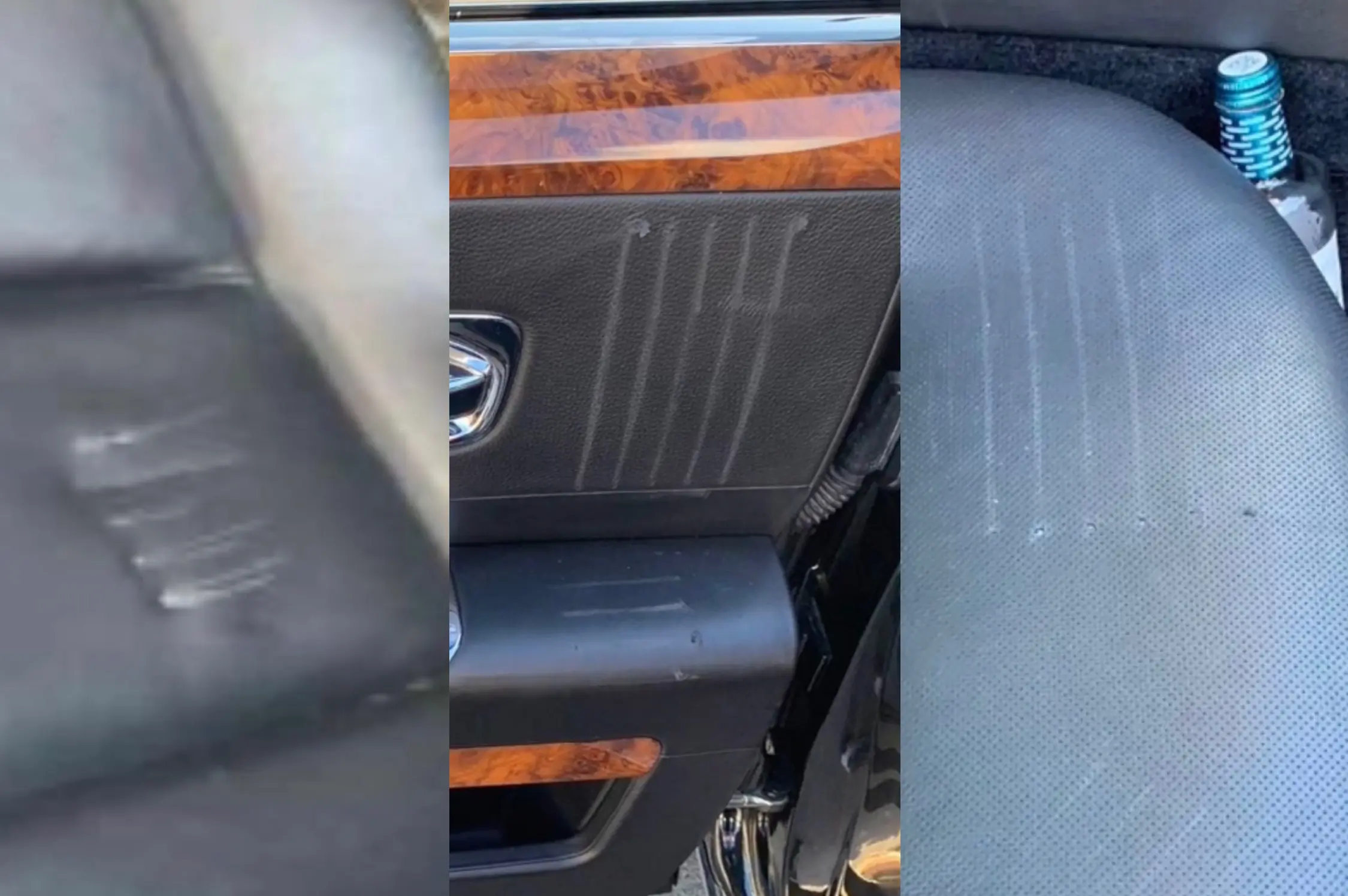 Damage caused by man in bear costume