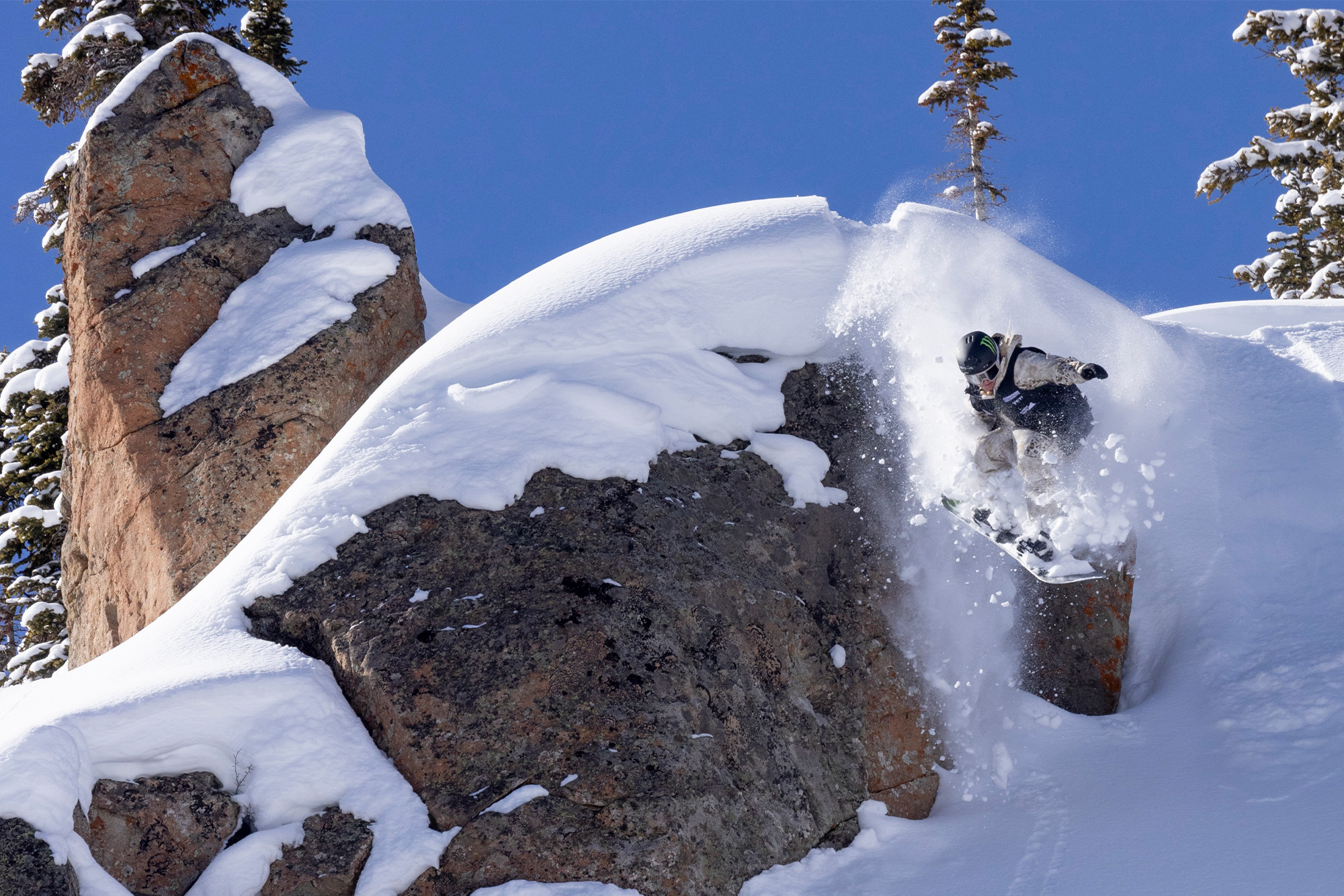 Jamie Anderson snowboarding at Natural Selection