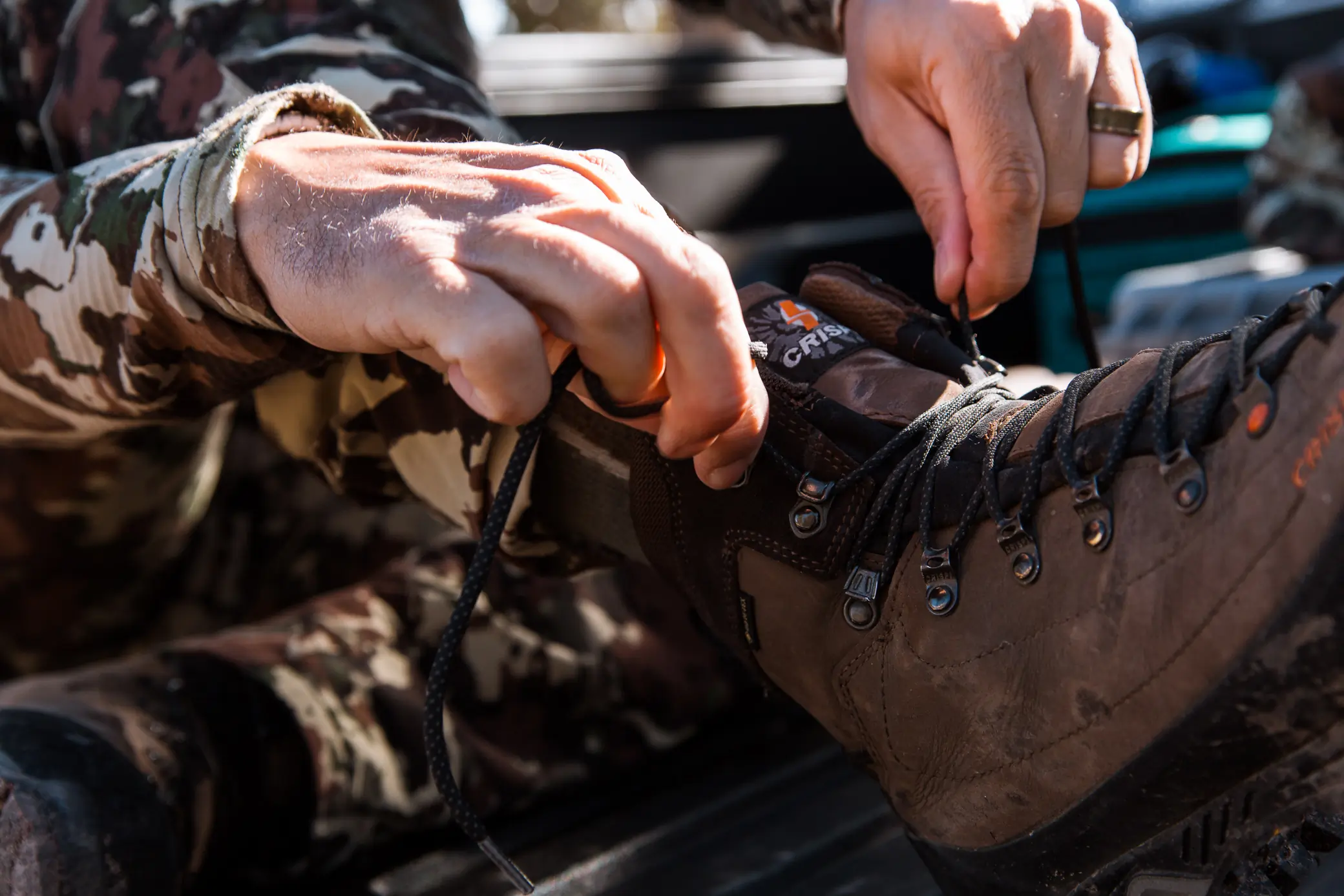 Crispi Briksdal GTX Boots Asymmetrical Lacing System