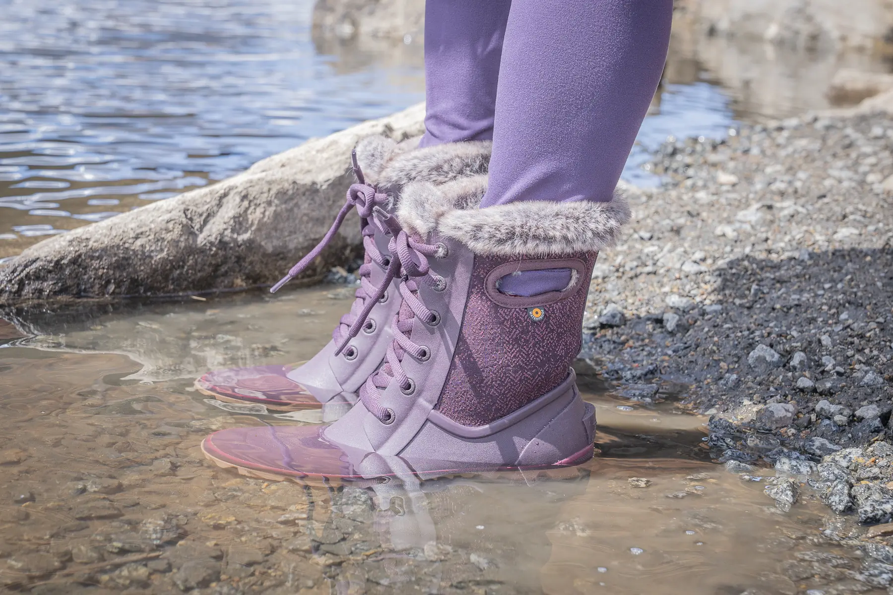 Testing the Bogs Footwear Arcata Faded; (photo/Eric Phillips)