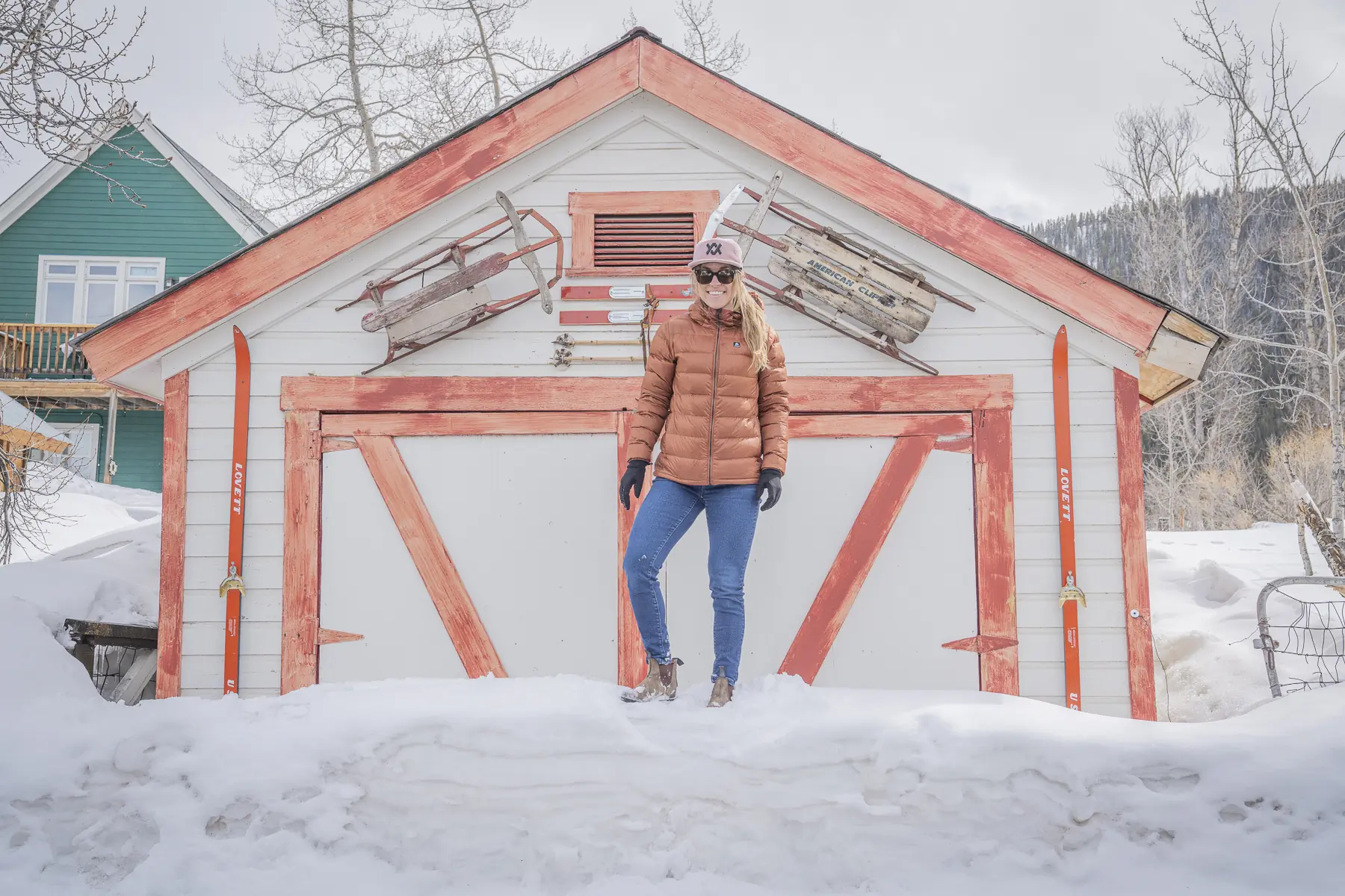 women's winter boot testing the Blundstone Women's All-Terrain Thermal Chelsea Boots; (photo/Eric Phillips)