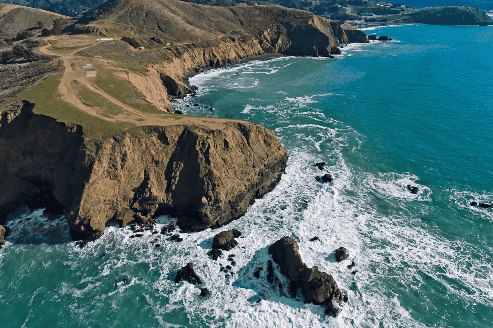 Mori Point seen from above