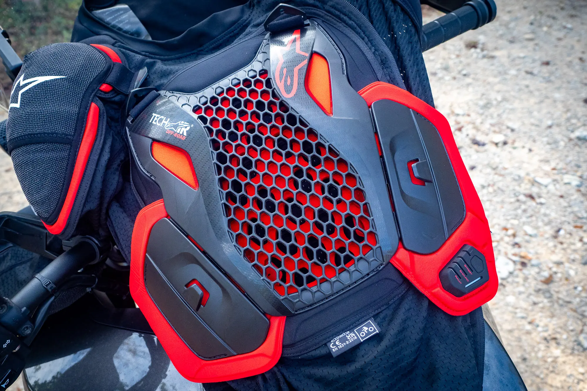 Alpinestars Tech-Air Off-Road front view