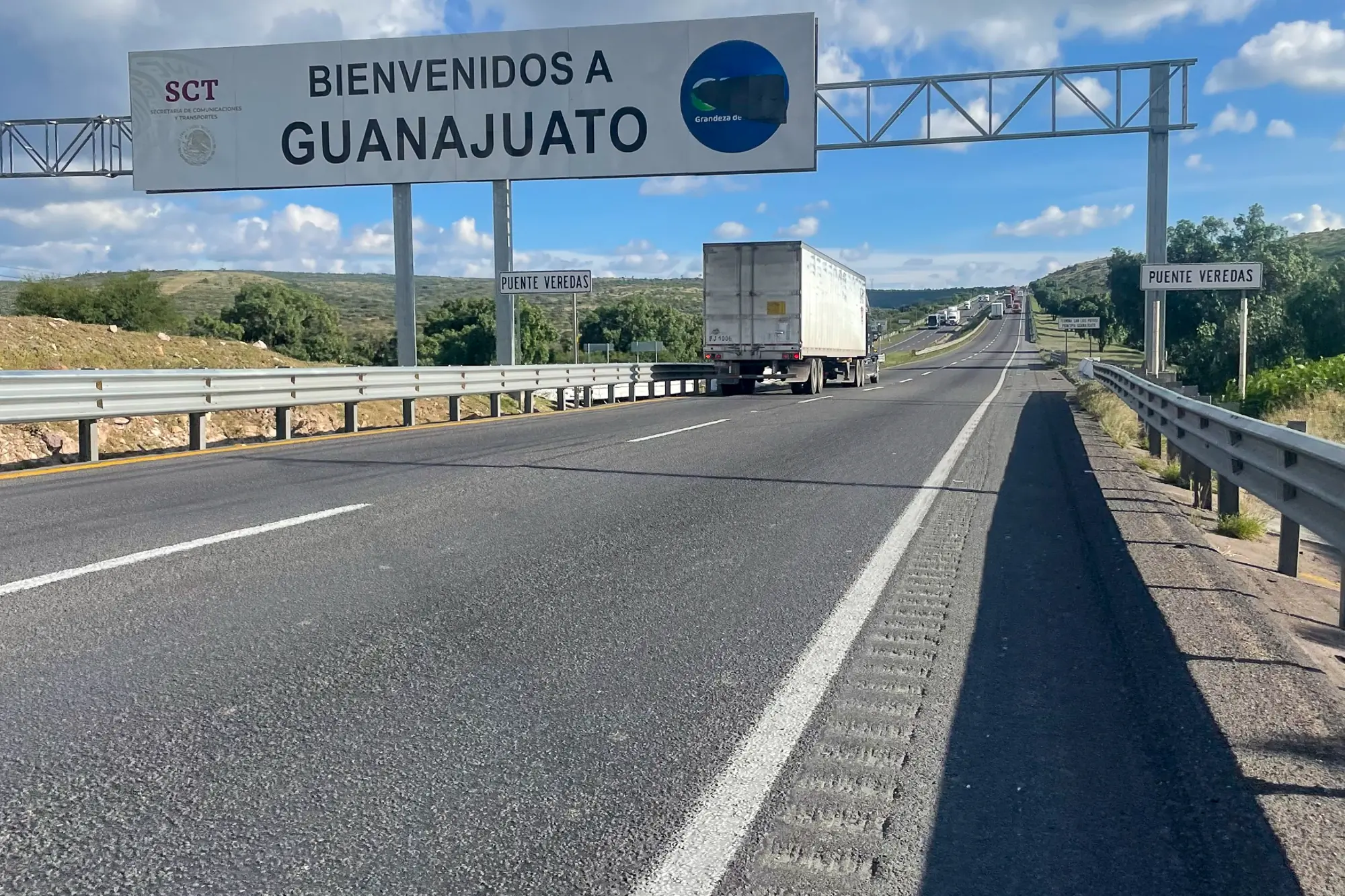 Rumble strip in Mexico