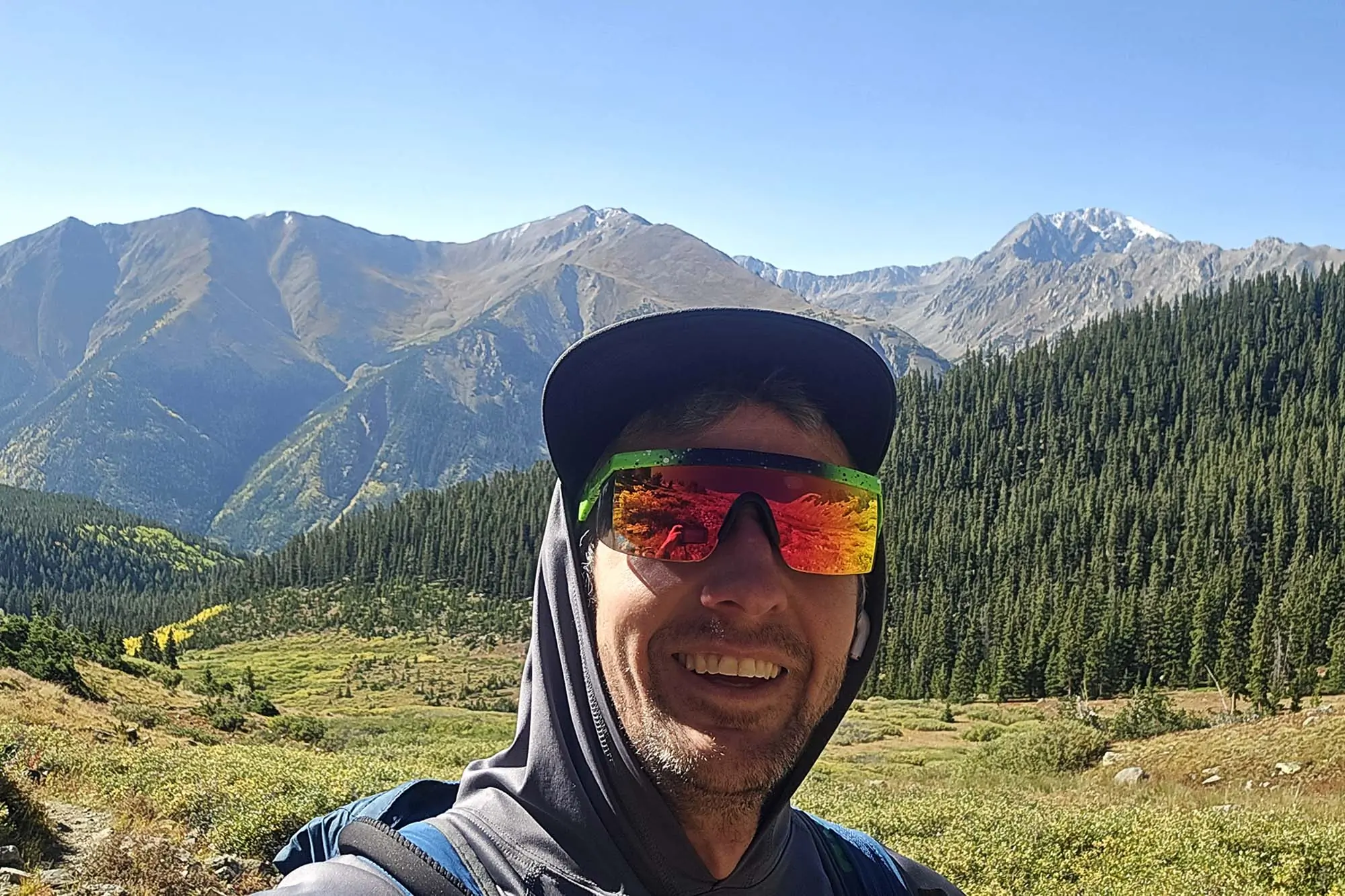 South side Elbert, La Plata in background, Kevin Reilly, Cloud City highline