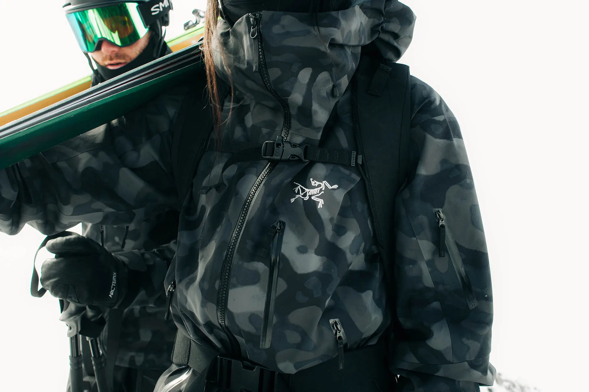 arc'terxy freeride collection camo