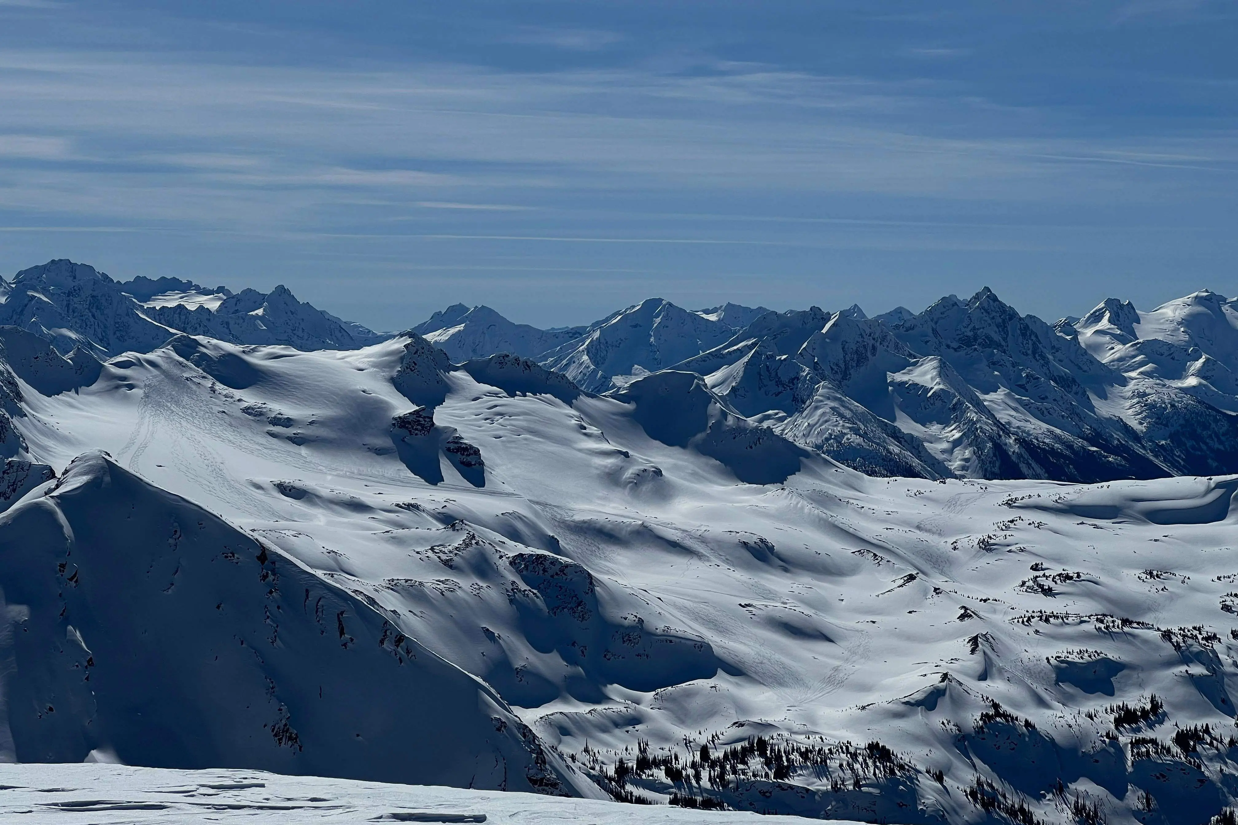 heli ski guide helicopter skiing