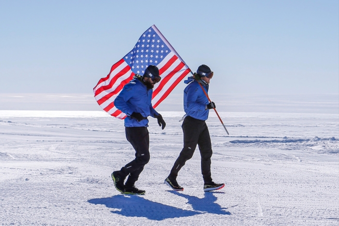 Paul Johnson and Rob Semniante 100 mile antarctica fkt