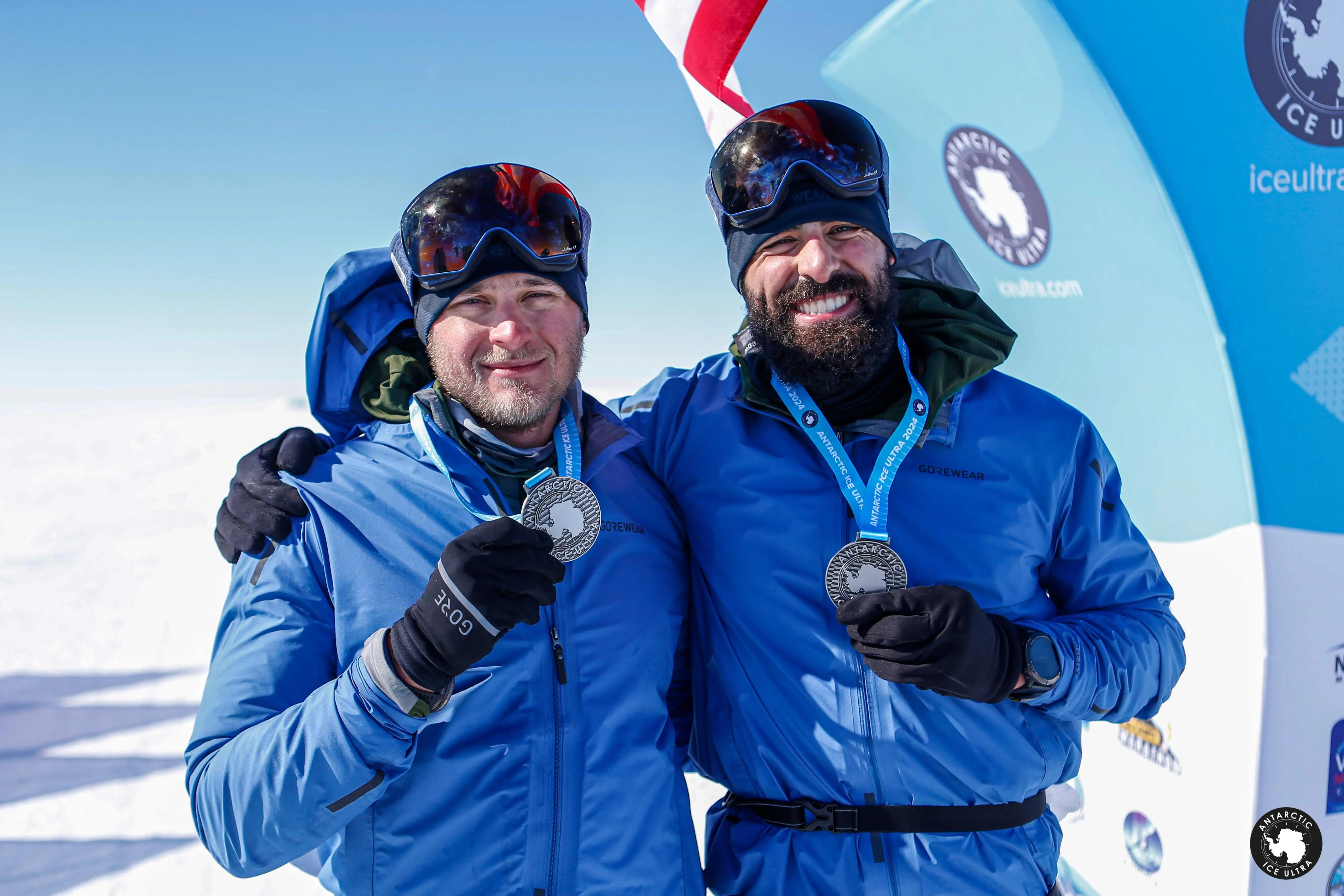 Paul Johnson and Rob Semniante 100 mile antarctica fkt