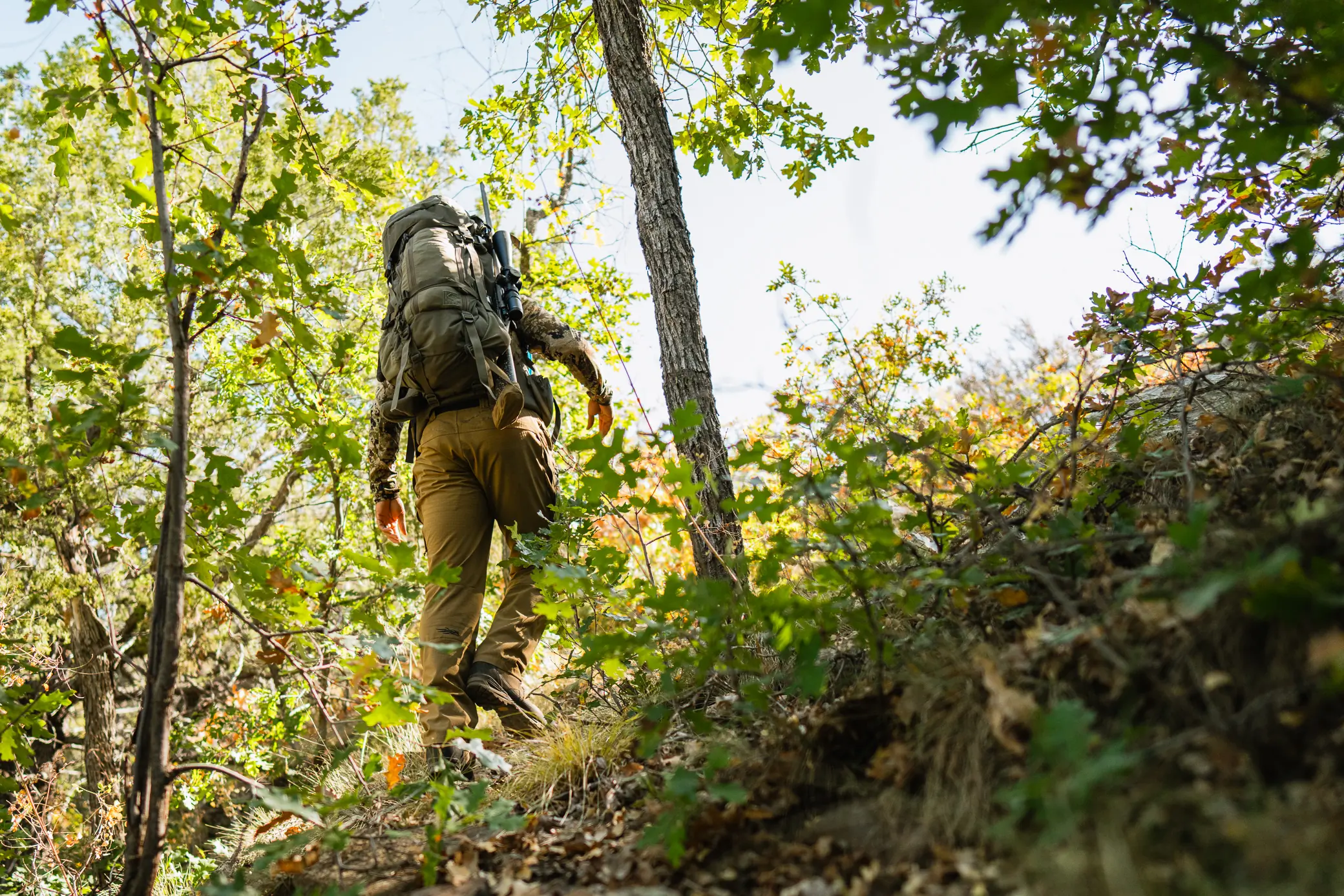 man hiking in Crispi Briksdal GTX Boots