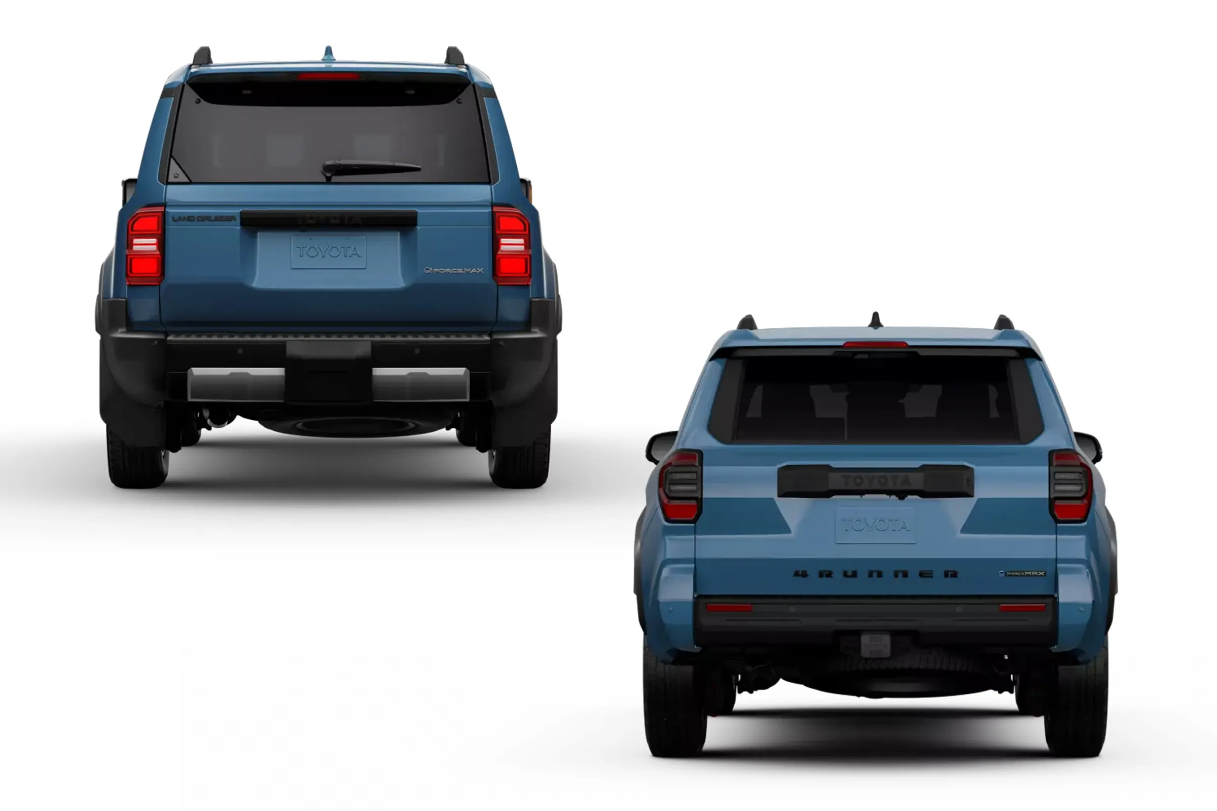 2025 Toyota Land Cruiser versus 2025 Toyota 4Runner TRD Off-Road Premium i-FORCE MAX