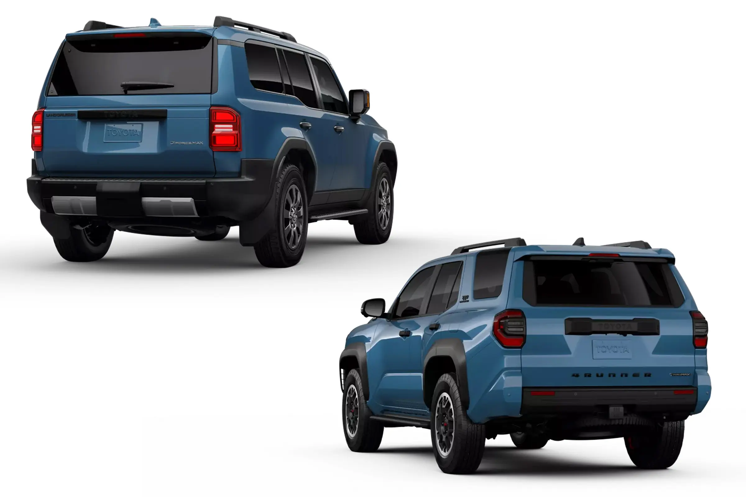 2025 Toyota Land Cruiser versus 2025 Toyota 4Runner TRD Off-Road Premium i-FORCE MAX