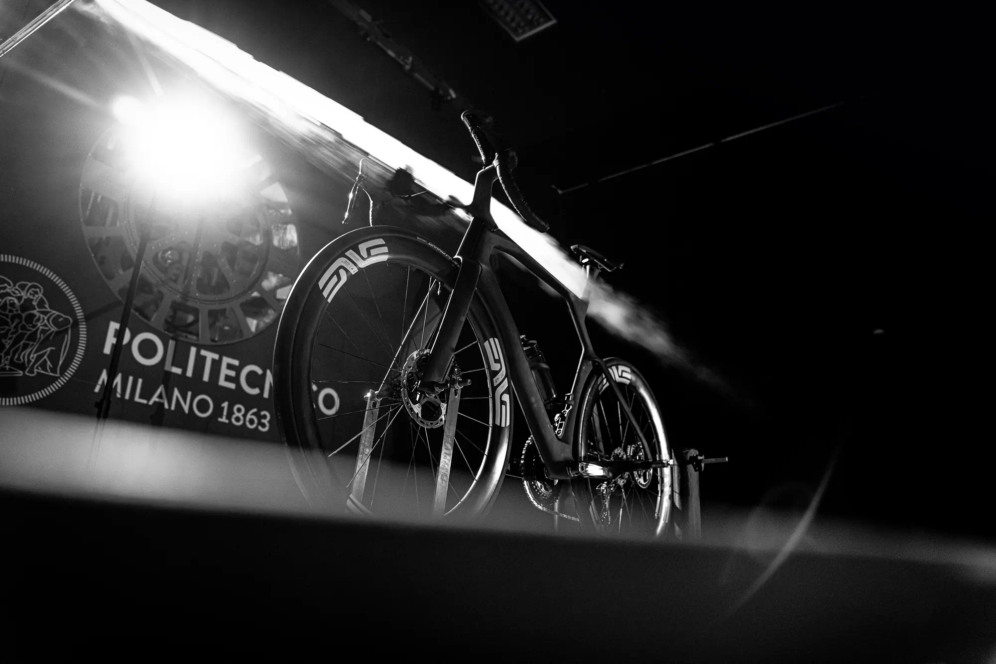 Colnago Y1Rs in wind tunnel