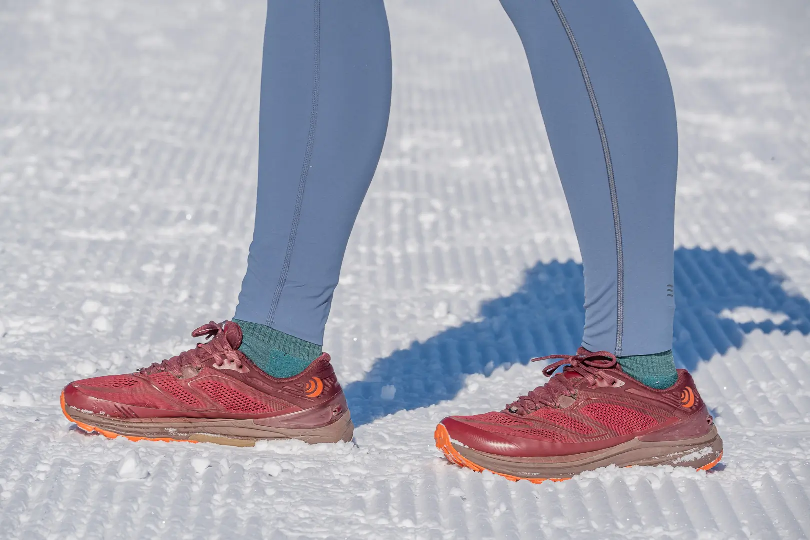 women's winter running tights; Eric Phillips photo