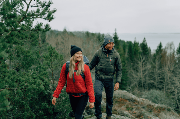 Winter hiking in Fjällräven gear
