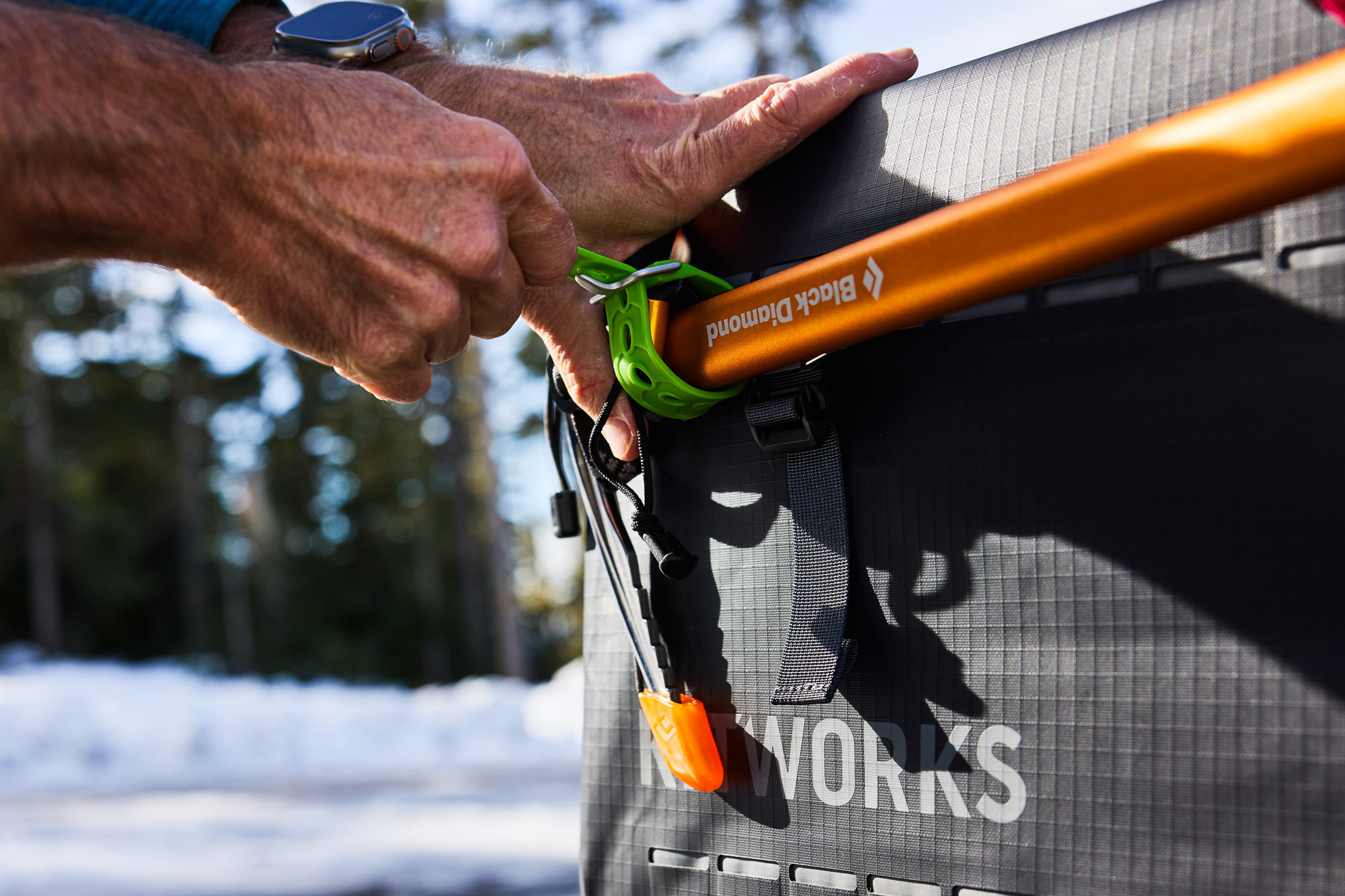 Kitworks exterior Molle system in use