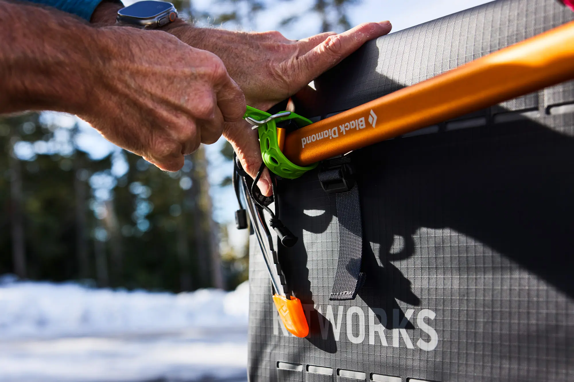 Kitworks exterior Molle system in use