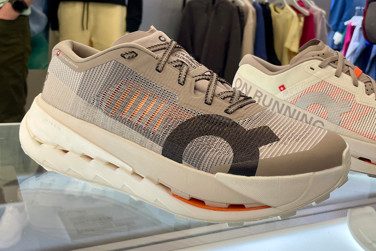 On Cloudultra Pro on display at the running event 2024