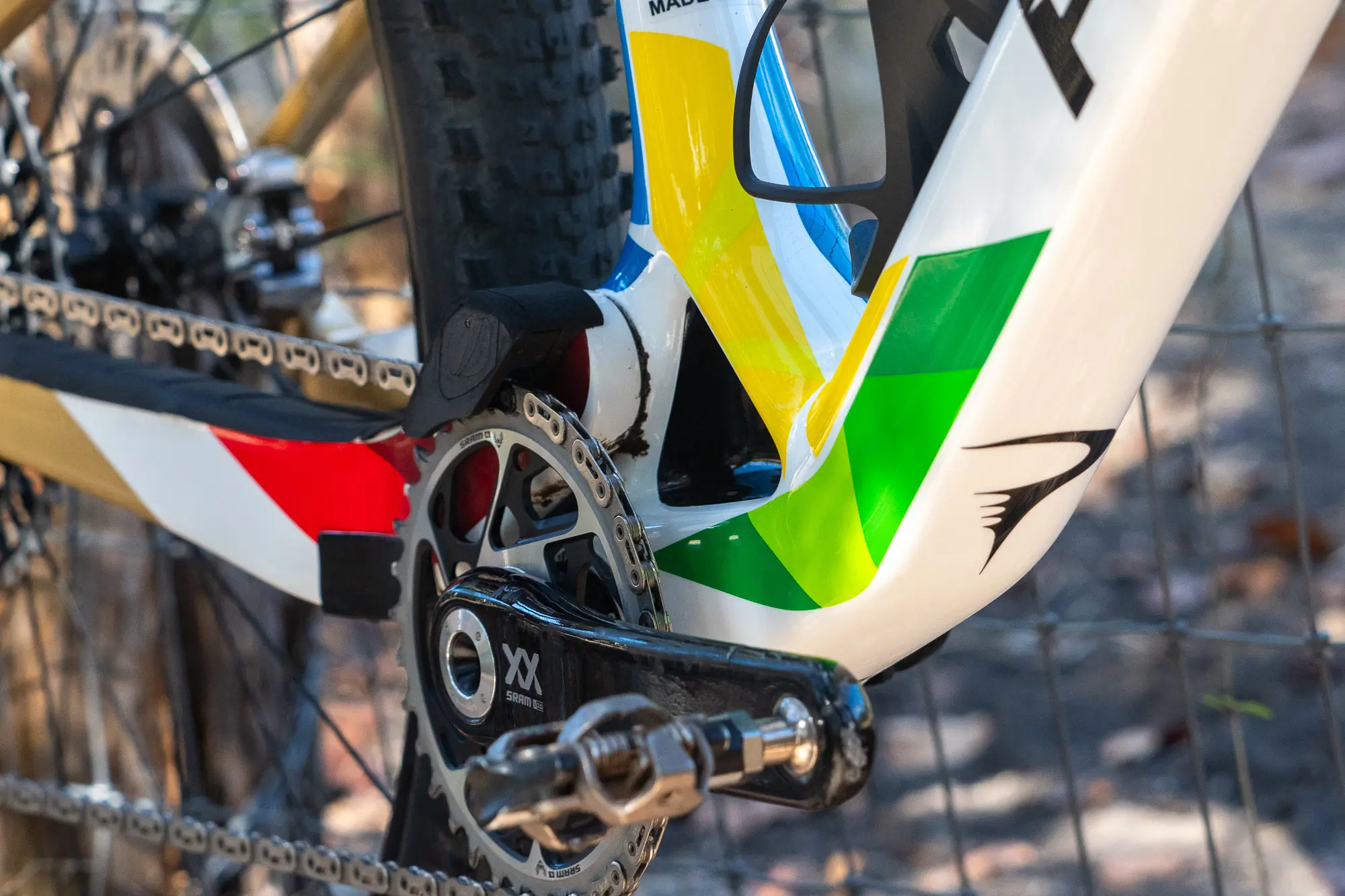 Bottom bracket area of the Pinarello Dogma XC