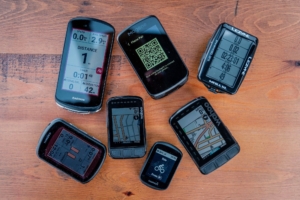 Group shot of the best bike computers