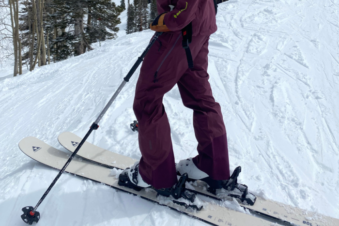 black diamond recon lt pants close up