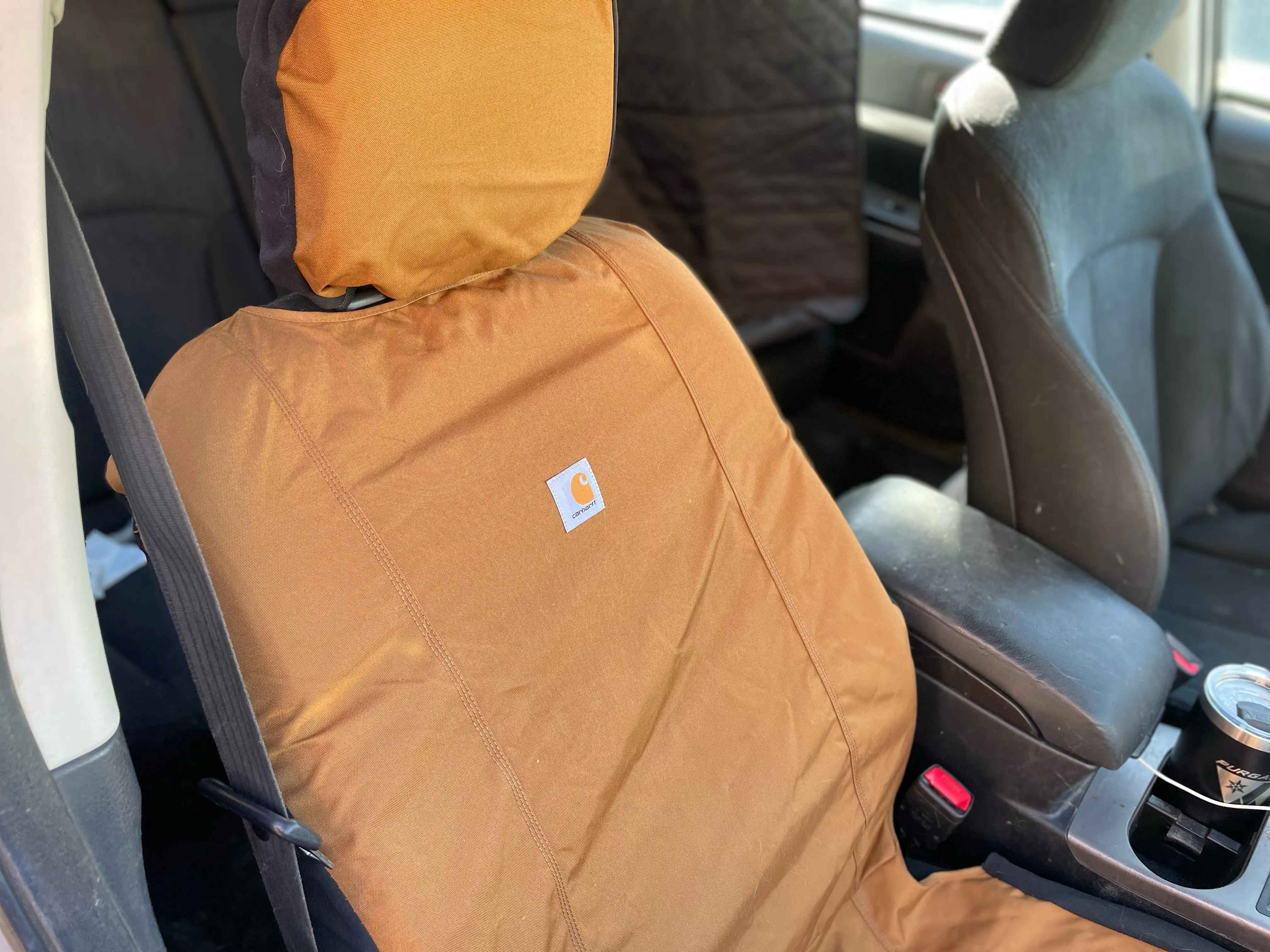 carhartt canvas fitted bucket seat cover front seat