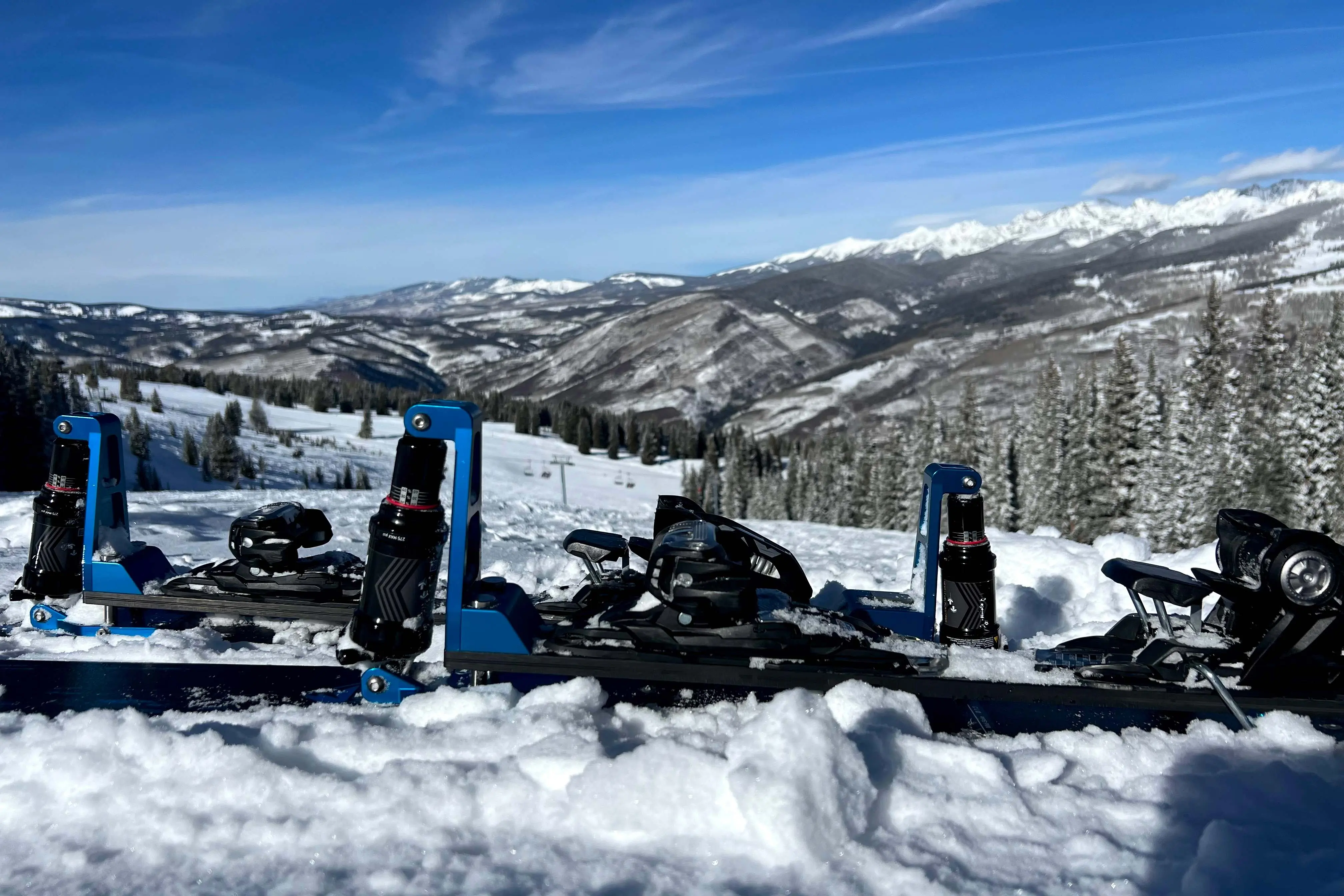 ShredShox full suspension ski platform system