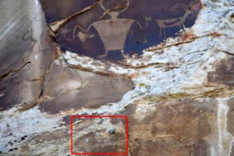 Utah Officials Seek Vandals Who Drilled Climbing Bolts Near Petroglyph