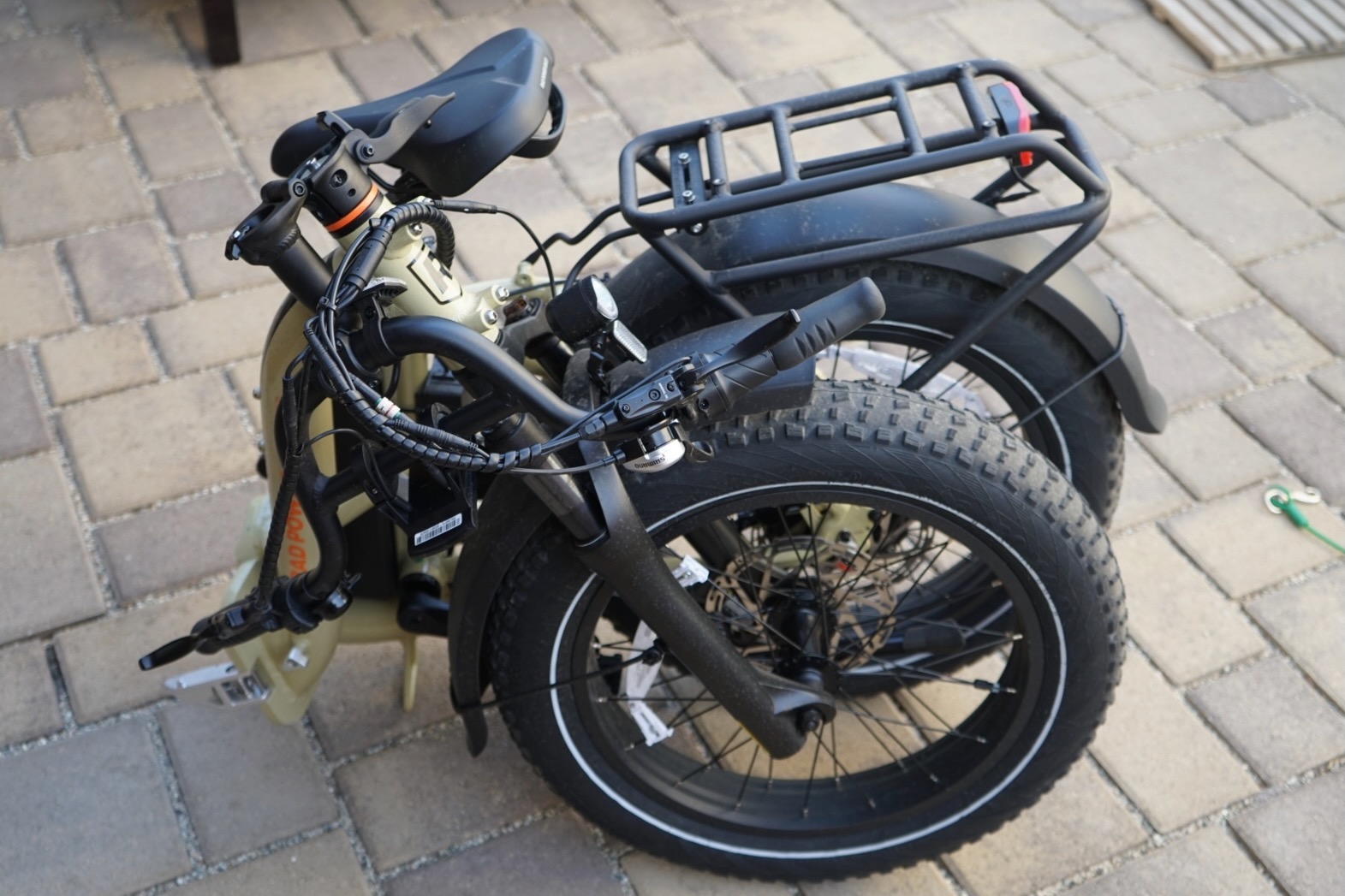 The Rad Power RadExpand 5 Plus in its folded configuration